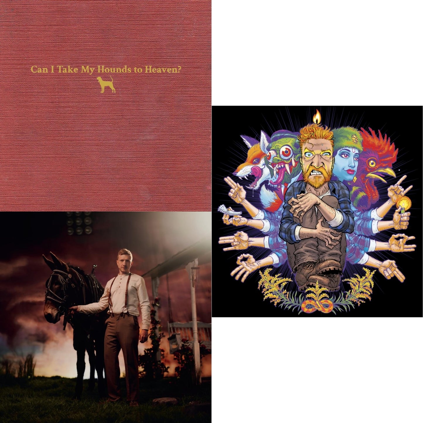 Tyler Childers - Country Squire (150G/Dl Code) & Can I Take My Hounds To Heaven? (3LP) & Rustin In The Rain