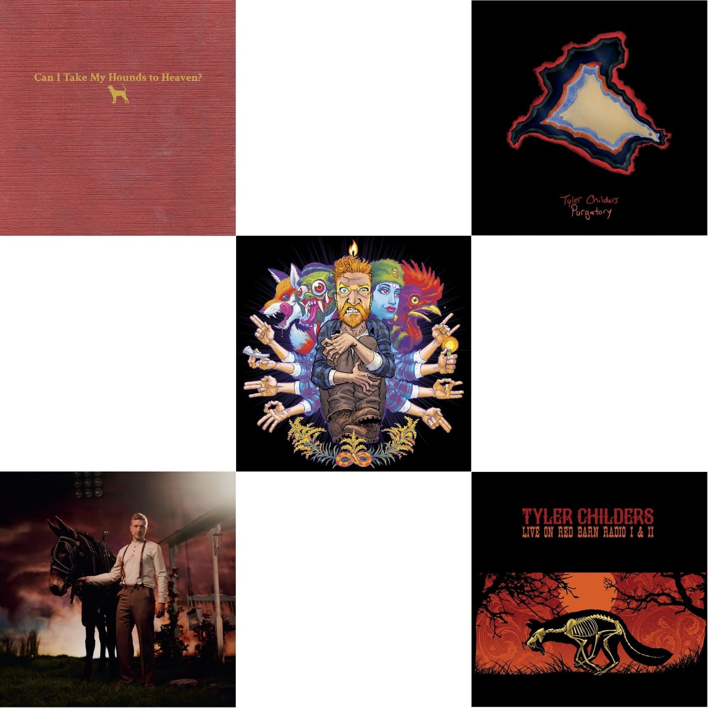 Tyler Childers - Country Squire (150G/Dl Code) & Can I Take My Hounds To Heaven? (3LP) & Rustin In The Rain & Live On Red Barn Radio I & Ii & Purgatory