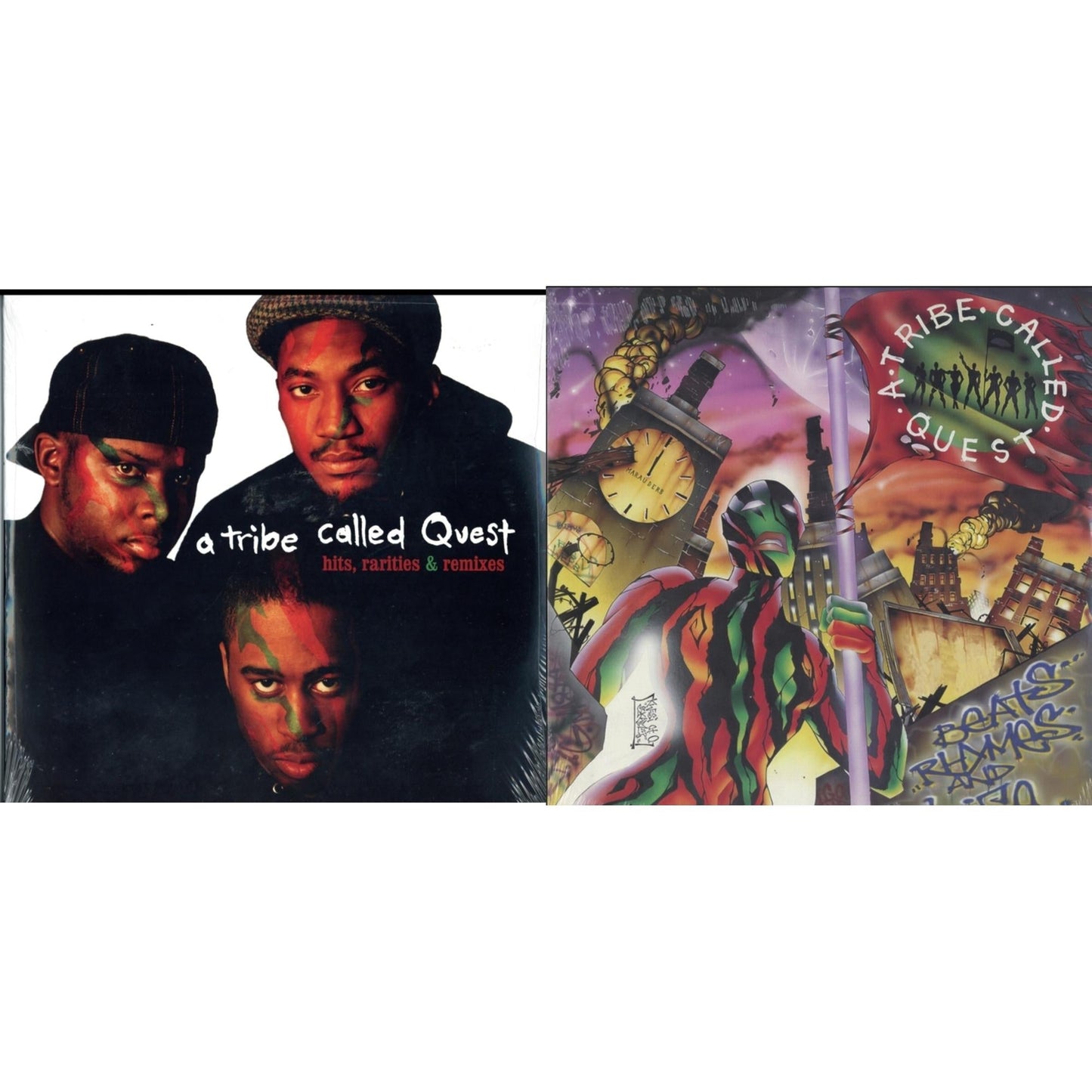Tribe Called Quest - Beats Rhymes & Life & Hits, Rarities & Remixes - LP Vinyl Bundle