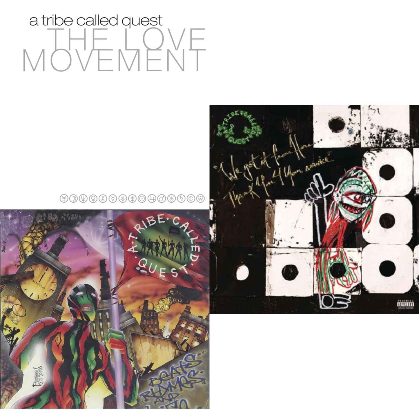Tribe Called Quest - Beats Rhymes & Life & Love Movement (X) (3LP) & We Got It From Here Thank You 4 Your Service (X) (2LP/150G)