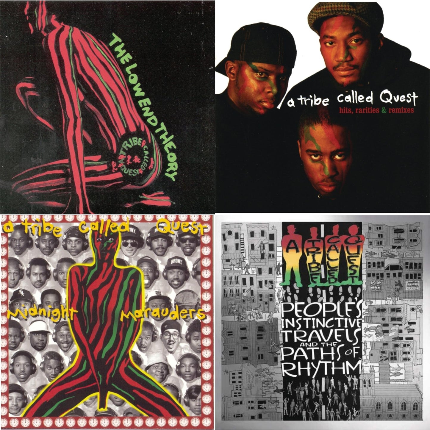 Tribe Called Quest - Low End Theory & Midnight Marauders & Hits, Rarities & Remixes & People's Instinctive Travels (25Th Anniversary) - CD Bundle
