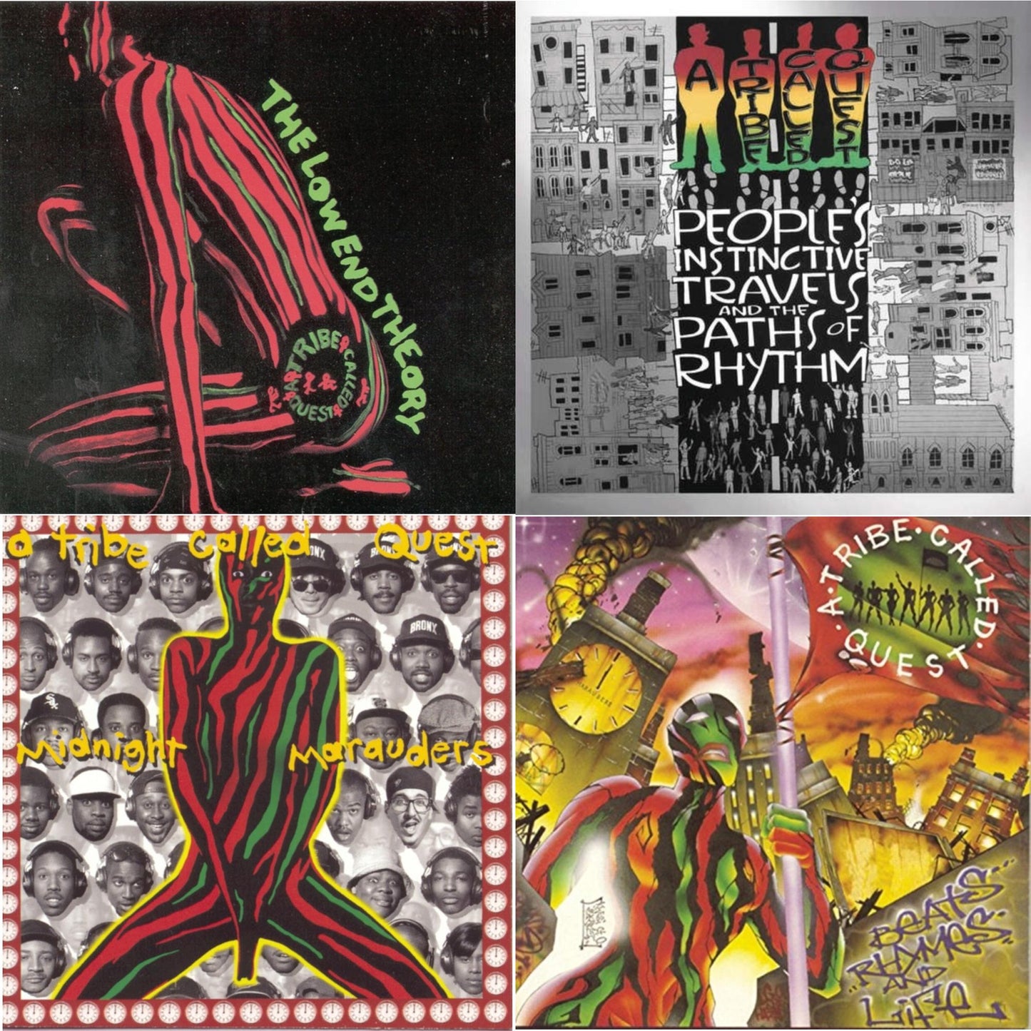 Tribe Called Quest - Low End Theory & Midnight Marauders & Beats Rhymes & Life & People's Instinctive Travels (25Th Anniversary) - CD Bundle