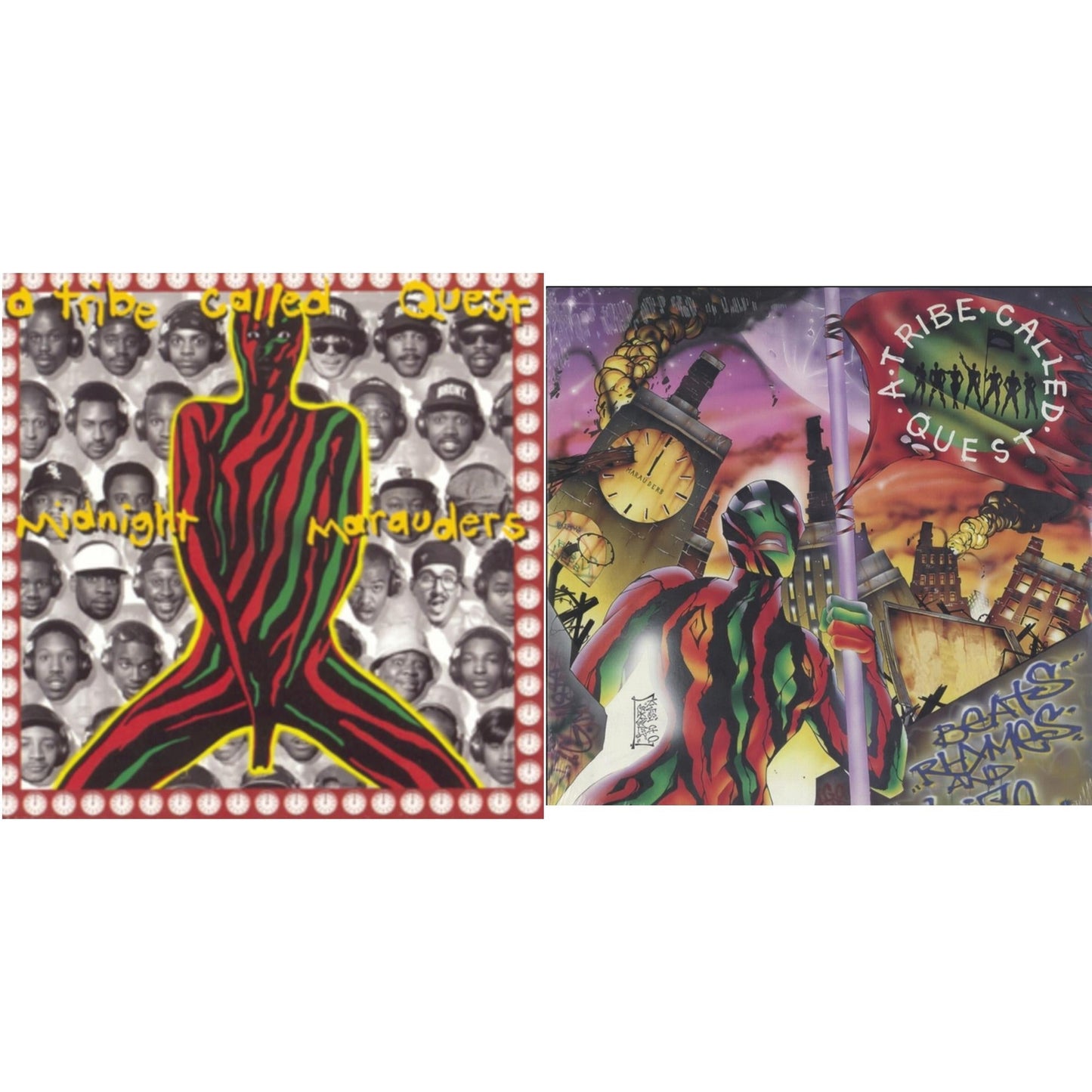 Tribe Called Quest - Midnight Marauders & Beats Rhymes & Life - LP Vinyl Bundle