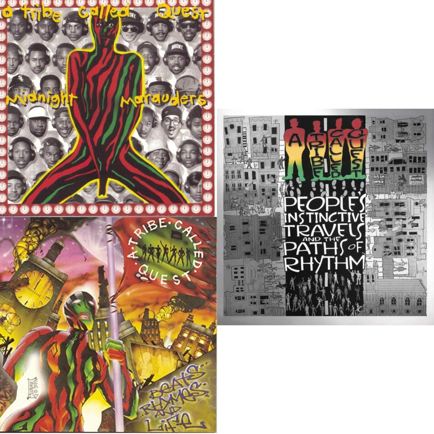 Tribe Called Quest - Midnight Marauders & Beats Rhymes & Life & People's Instinctive Travels (25Th Anniversary) - CD Bundle