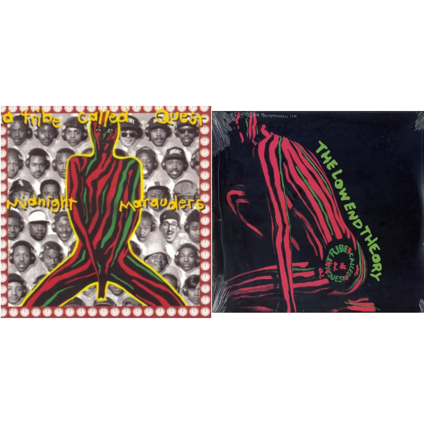 Tribe Called Quest - Midnight Marauders & Low End Theory - LP Vinyl Bundle