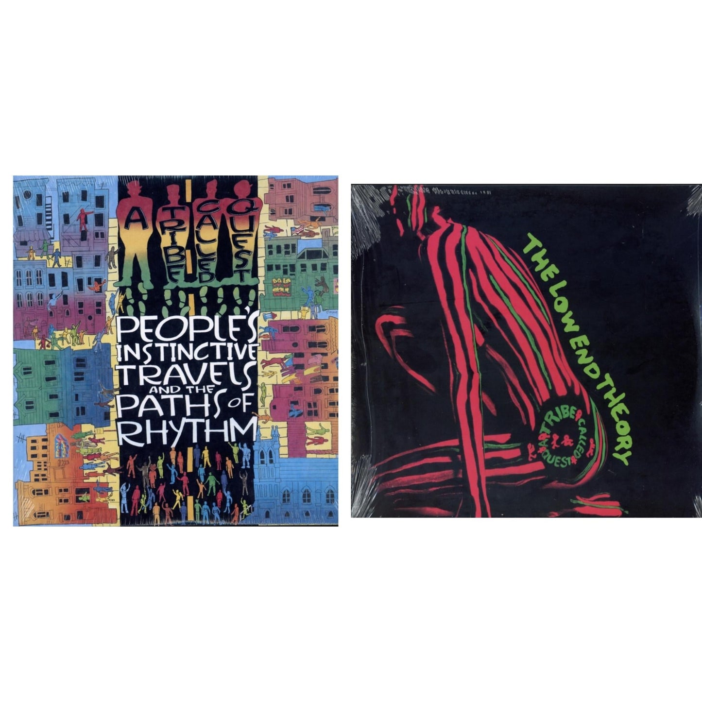 Tribe Called Quest - Peoples Instinctive Travels & Paths Of Rhythm & Low End Theory - LP Vinyl Bundle