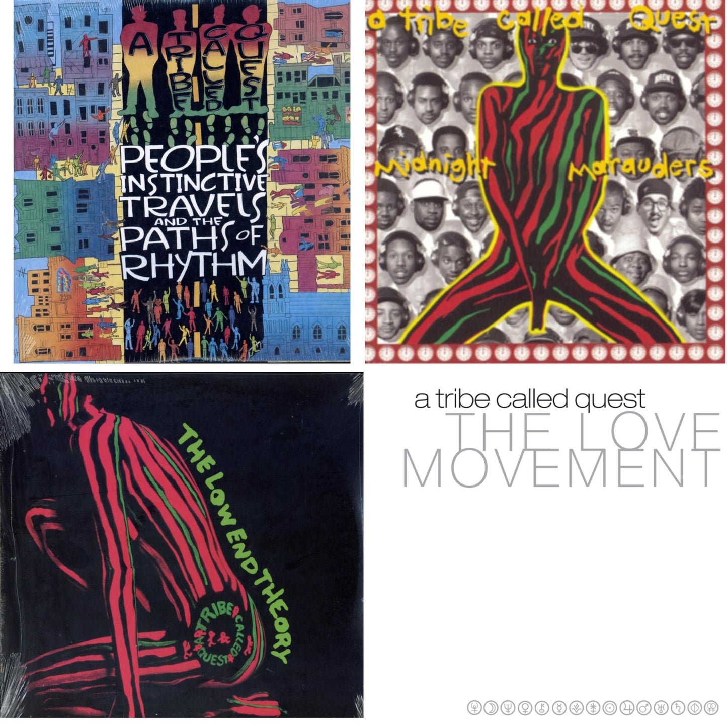 Tribe Called Quest - Peoples Instinctive Travels & Paths Of Rhythm & Midnight Marauders & Low End Theory & Love Movement (X) (3LP)