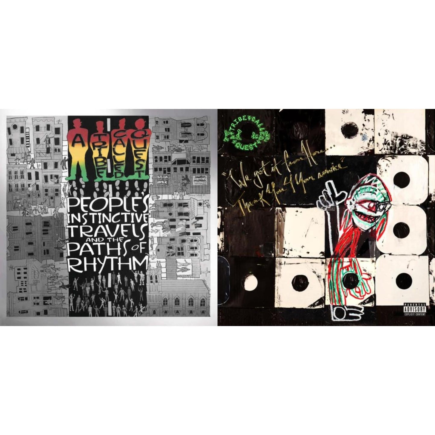 Tribe Called Quest - People's Instinctive Travels (25Th Anniversary) & We Got It From Here Thank You 4 Your Service (Pa) - CD Bundle