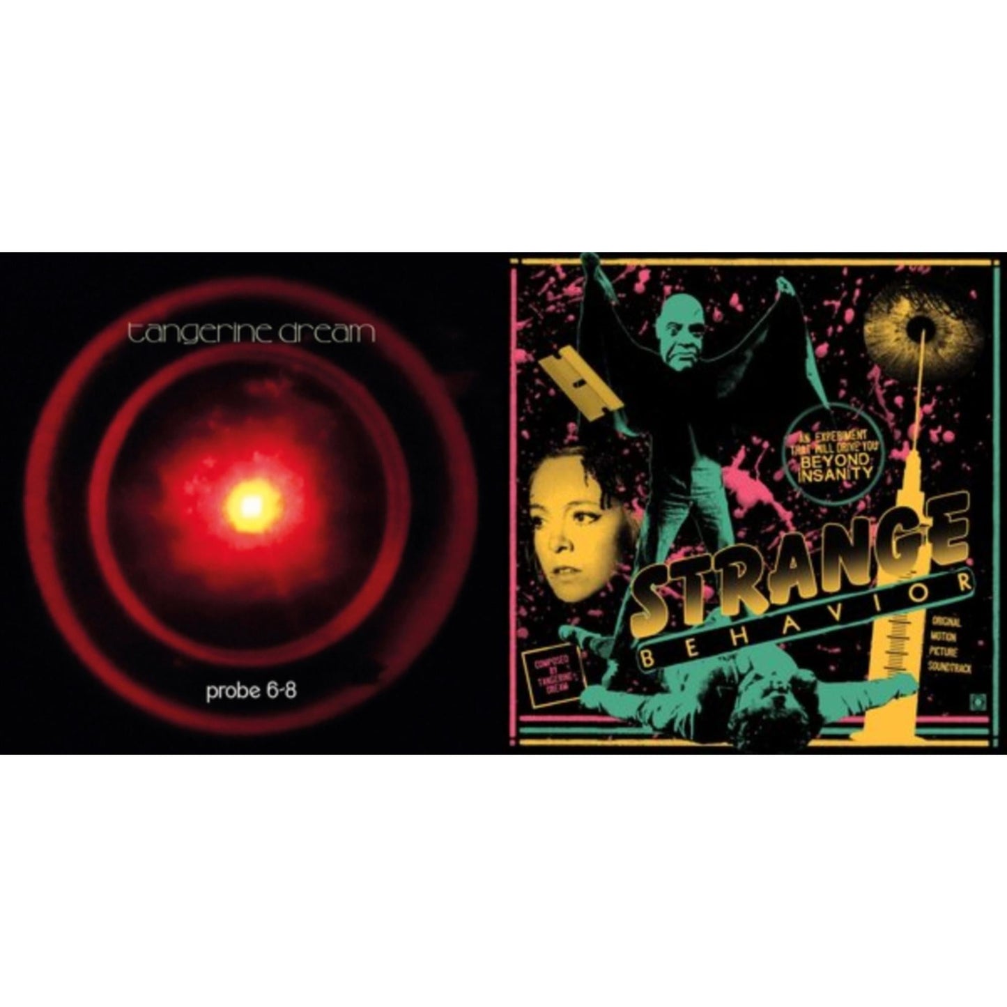 Tangerine Dream - Strange Behavior & Probe 6 - 8 - LP Vinyl Bundle