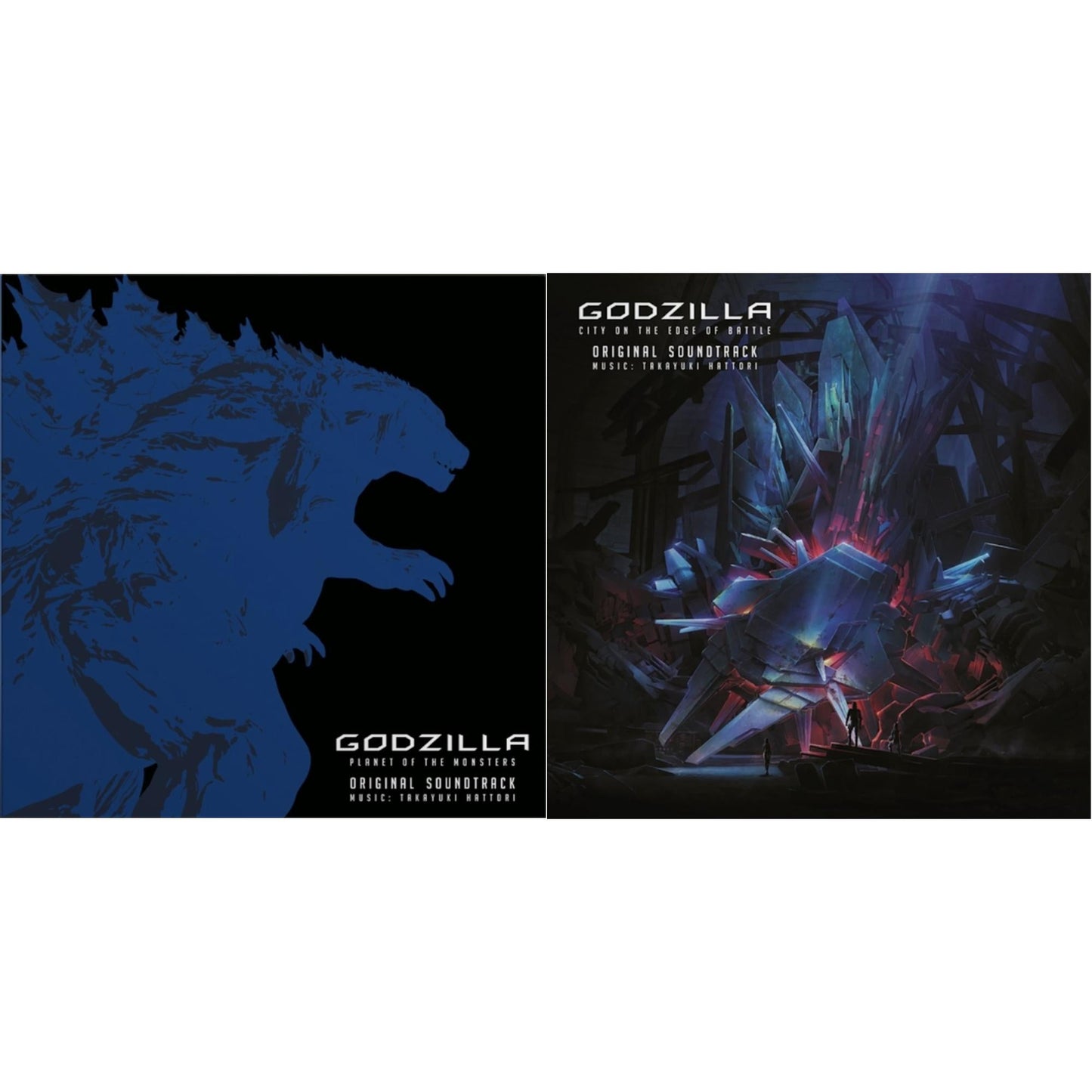 Takayuki Hattori - Godzilla: Planet Of The Monsters Ost (2LP) & Godzilla: City On The Edge Of Battle Ost (2LP)