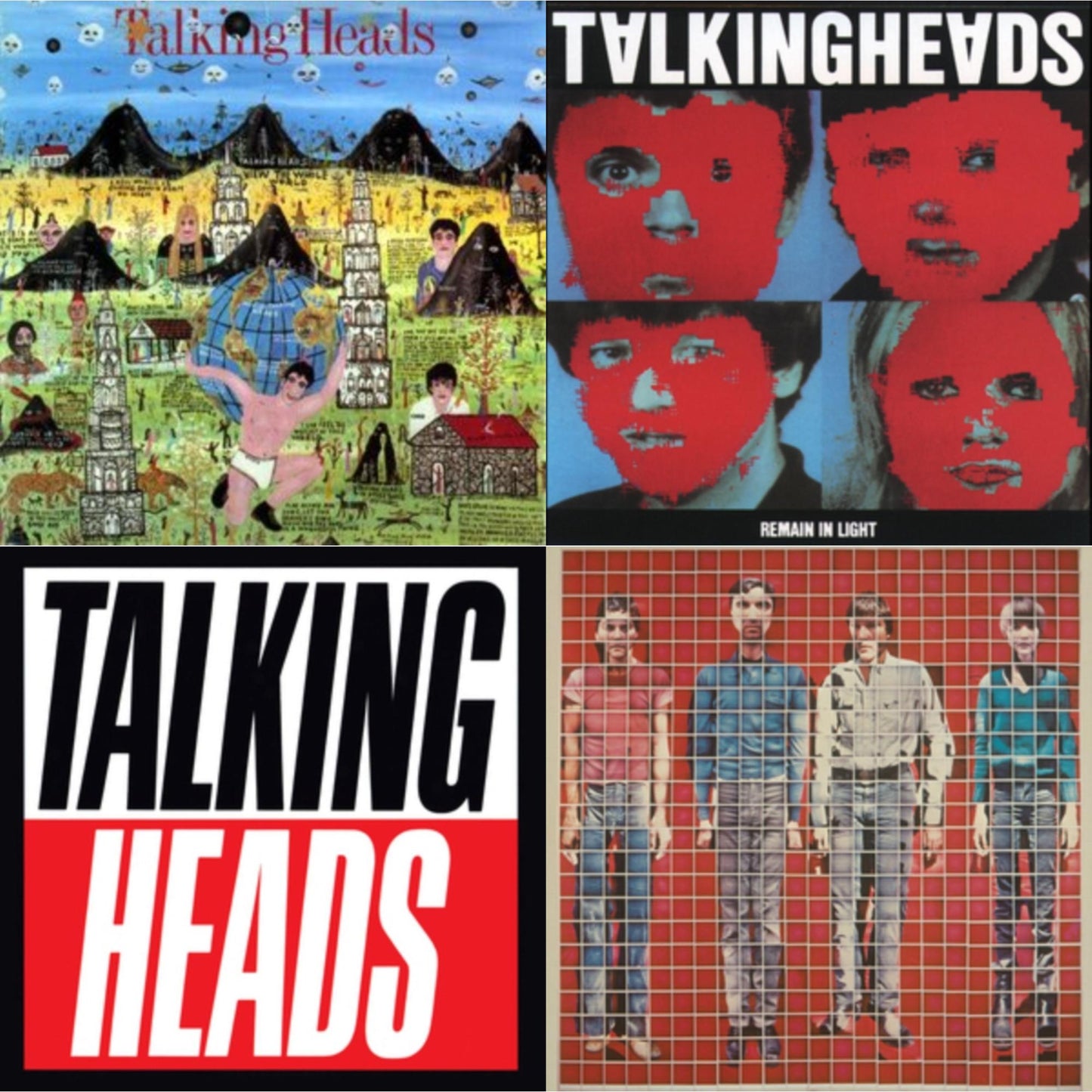 Talking Heads - Remain In Light & More Songs About Buildings & Food & Little Creatures & True Stories - LP Vinyl Bundle