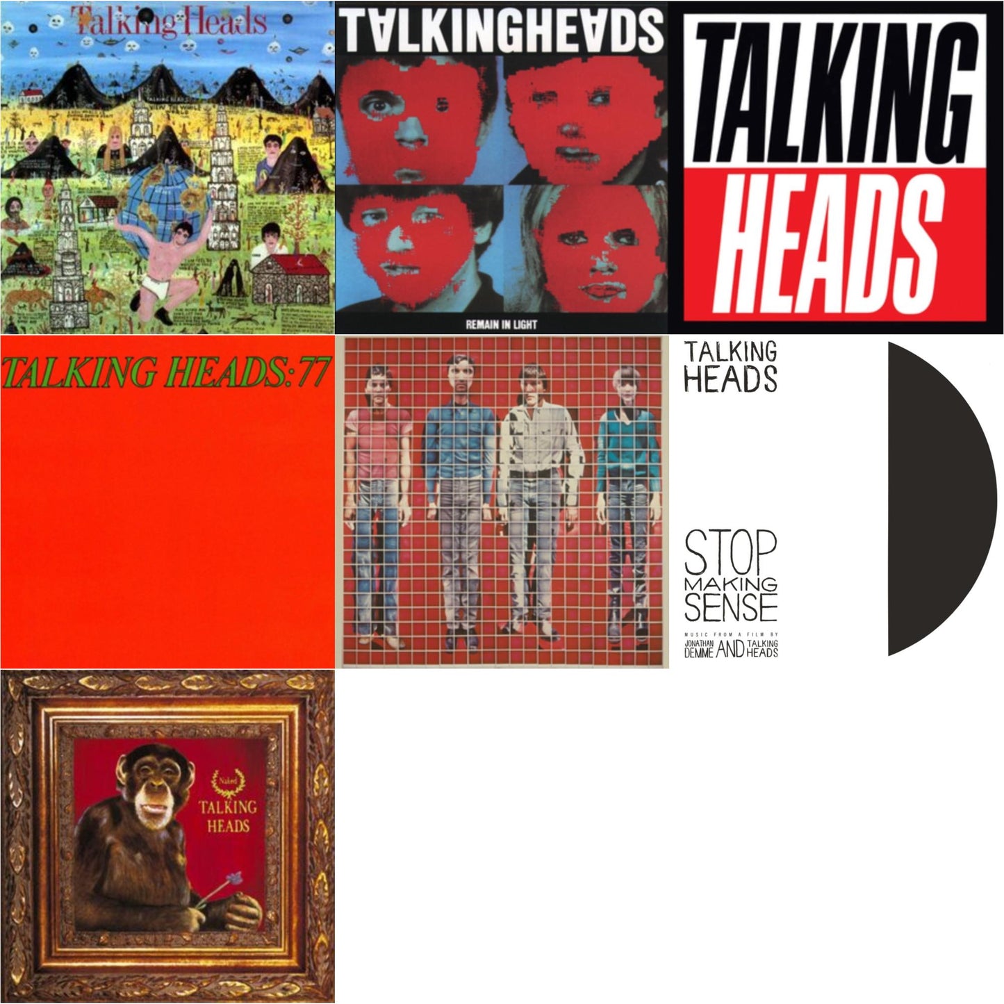 Talking Heads - Remain In Light & More Songs About Buildings & Food & Talking Heads: 77 & Stop Making Sense (Deluxe/2LP) & Little Creatures & Naked & True Stories