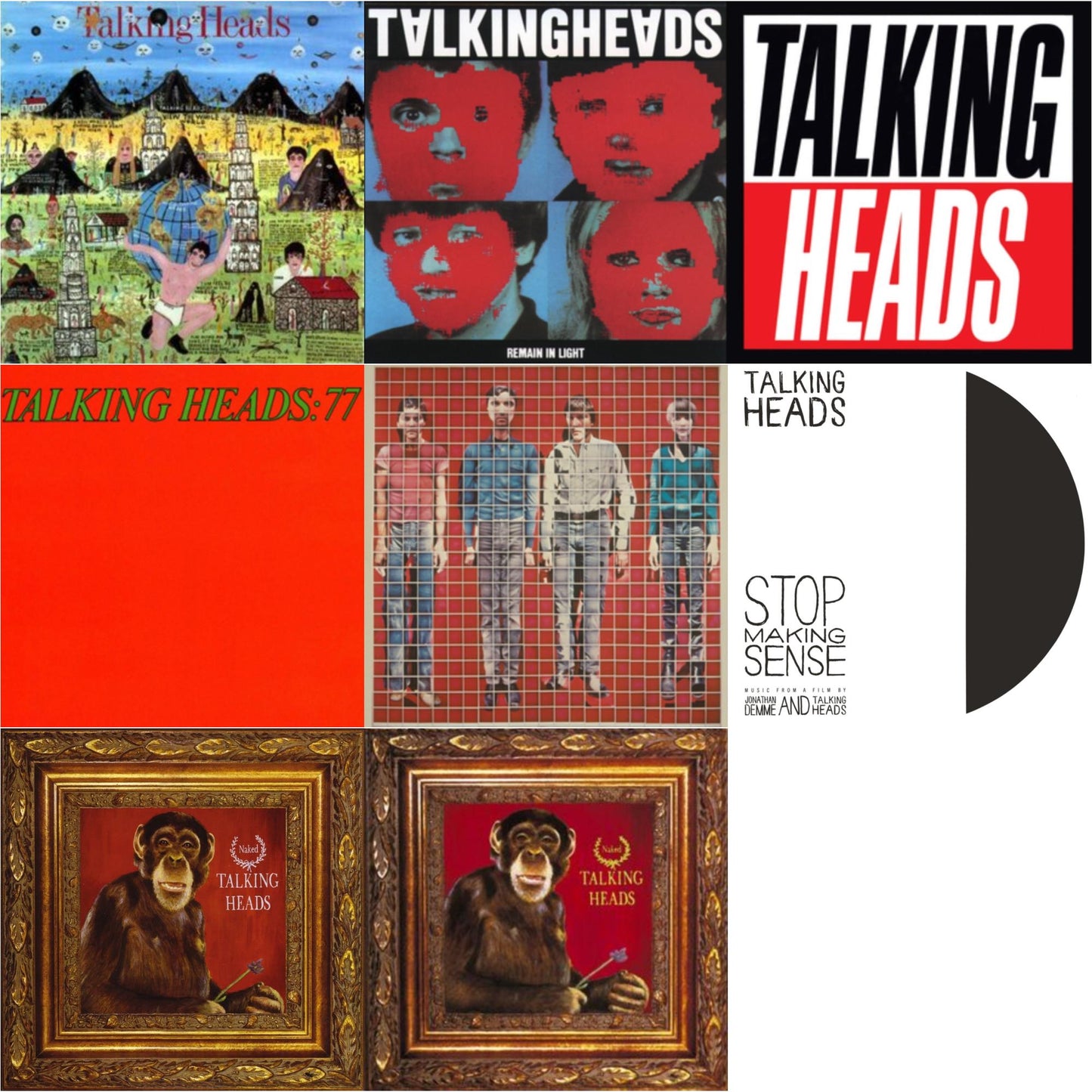 Talking Heads - Remain In Light & More Songs About Buildings & Food & Talking Heads: 77 & Stop Making Sense (Deluxe/2LP) & Little Creatures & Naked & Naked (Opaque Purple LP Vinyl) (Rocktober) & True Stories