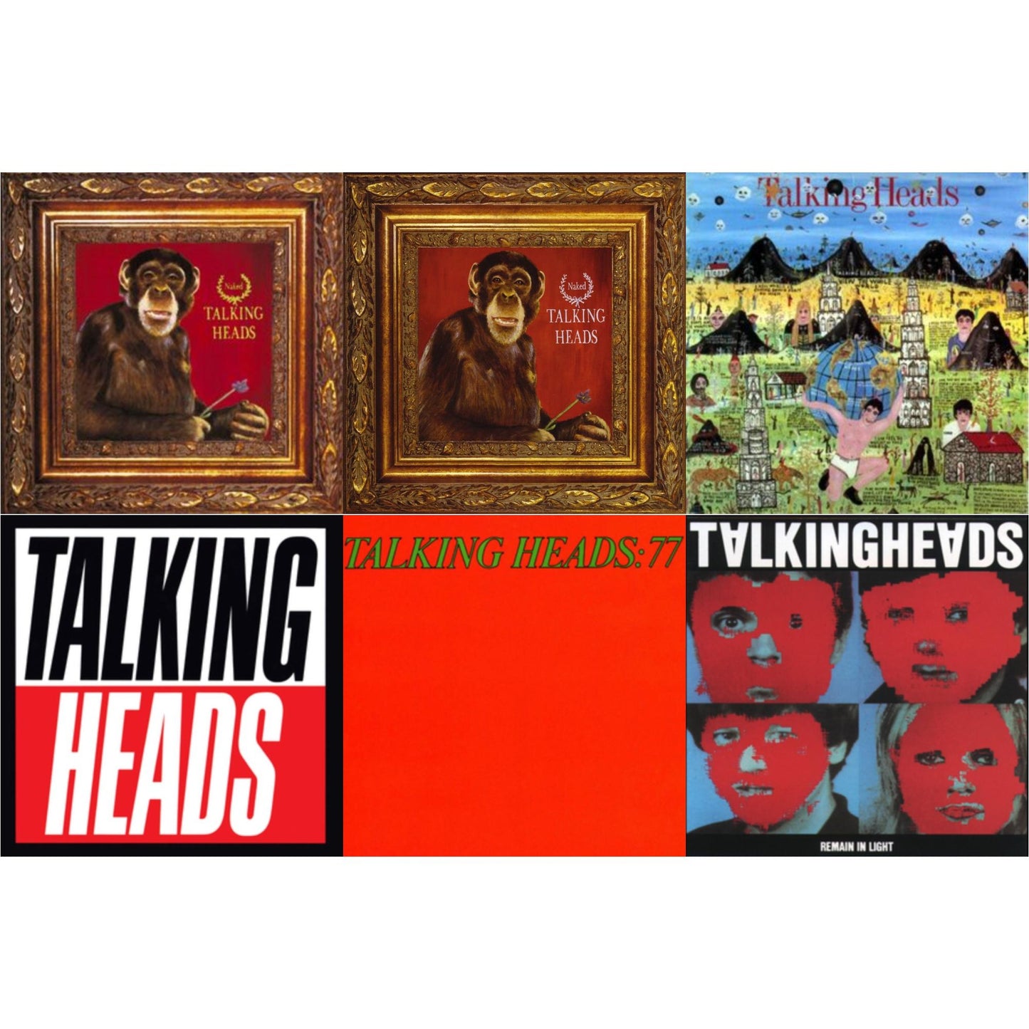 Talking Heads - Remain In Light & Talking Heads: 77 & Little Creatures & Naked & Naked (Opaque Purple LP Vinyl) (Rocktober) & True Stories