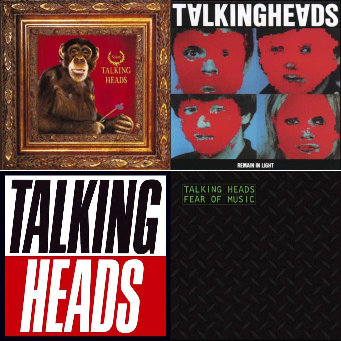 Talking Heads - Remain In Light & Fear Of Music & Naked & True Stories (Translucent Red LP Vinyl) (Rocktober)