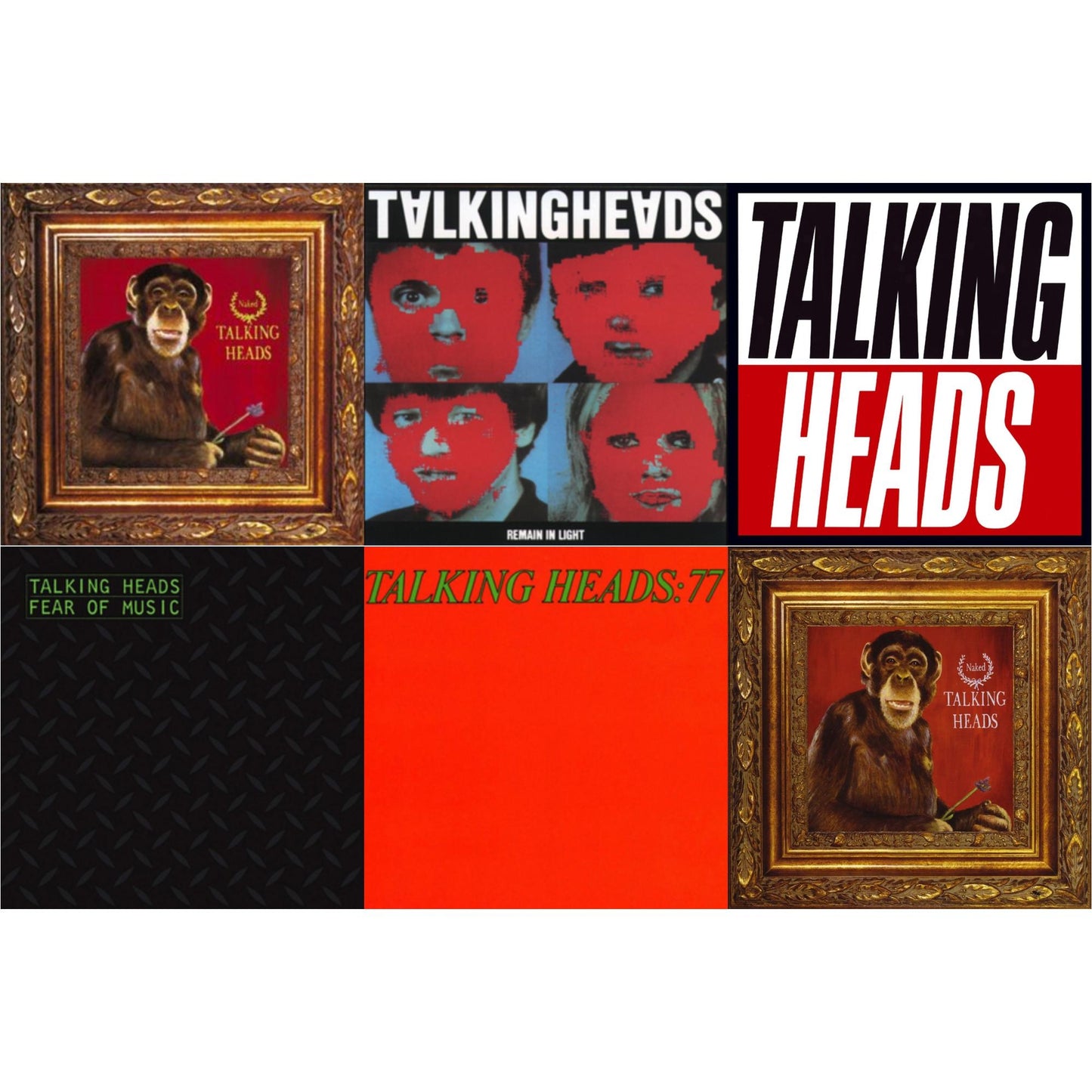 Talking Heads - Remain In Light & Fear Of Music & Talking Heads: 77 & Naked & Naked (Opaque Purple LP Vinyl) (Rocktober) & True Stories (Translucent Red LP Vinyl) (Rocktober)