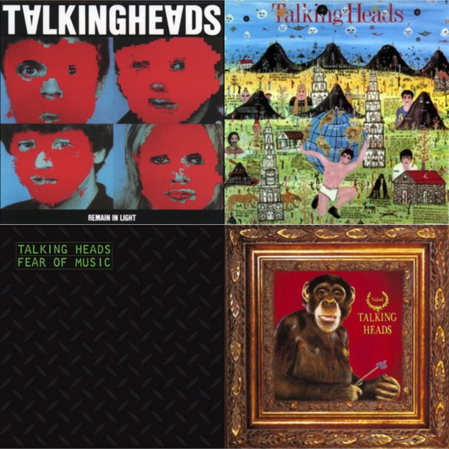 Talking Heads - Remain In Light & Fear Of Music & Little Creatures & Naked - LP Vinyl Bundle
