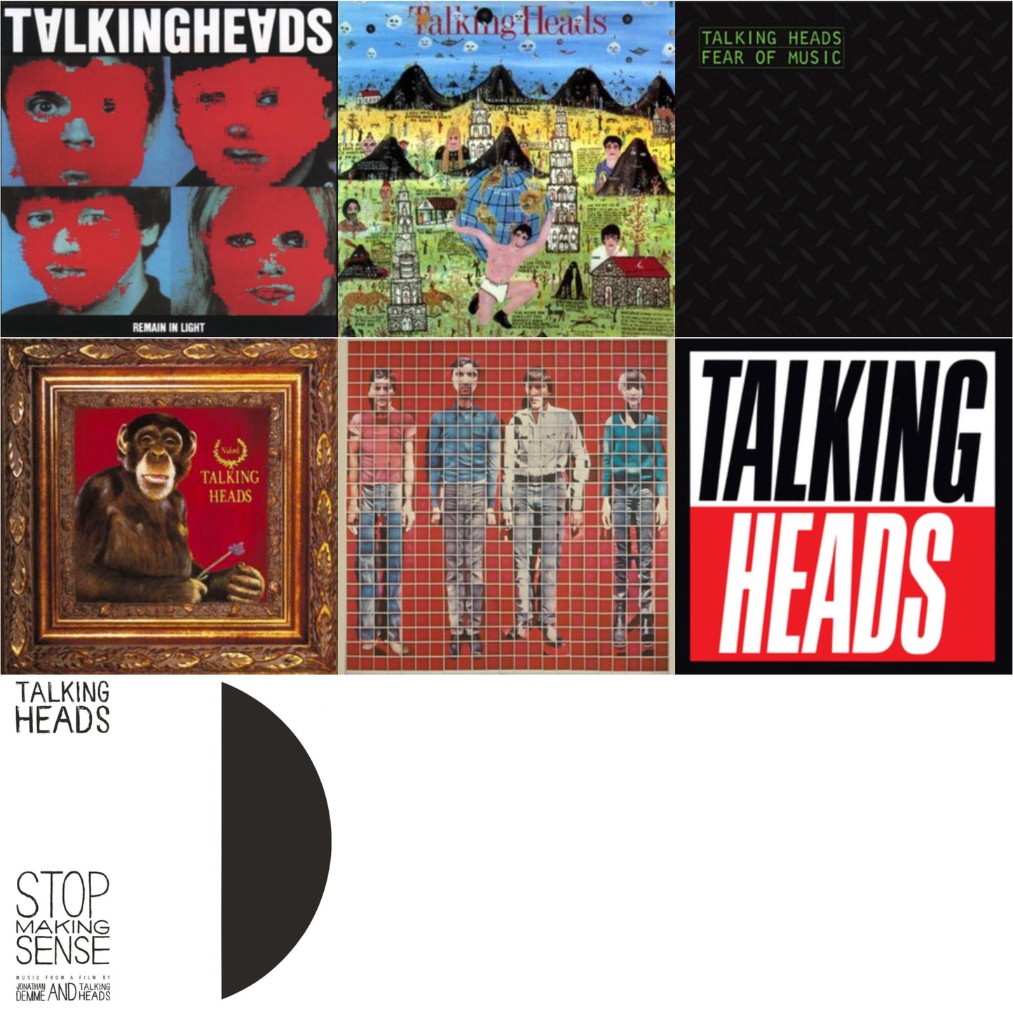 Talking Heads - Remain In Light & More Songs About Buildings & Food & Fear Of Music & Stop Making Sense (Deluxe/2LP) & Little Creatures & Naked & True Stories