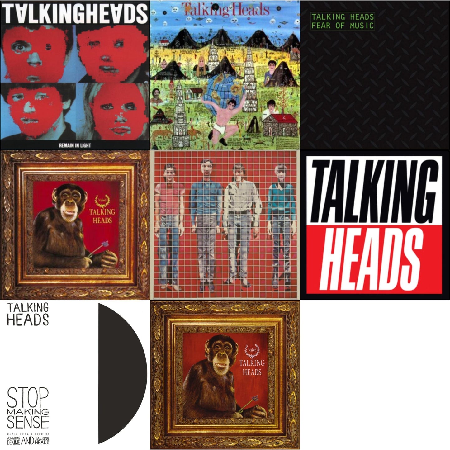 Talking Heads - Remain In Light & More Songs About Buildings & Food & Fear Of Music & Stop Making Sense (Deluxe/2LP) & Little Creatures & Naked & Naked (Opaque Purple LP Vinyl) (Rocktober) & True Stories