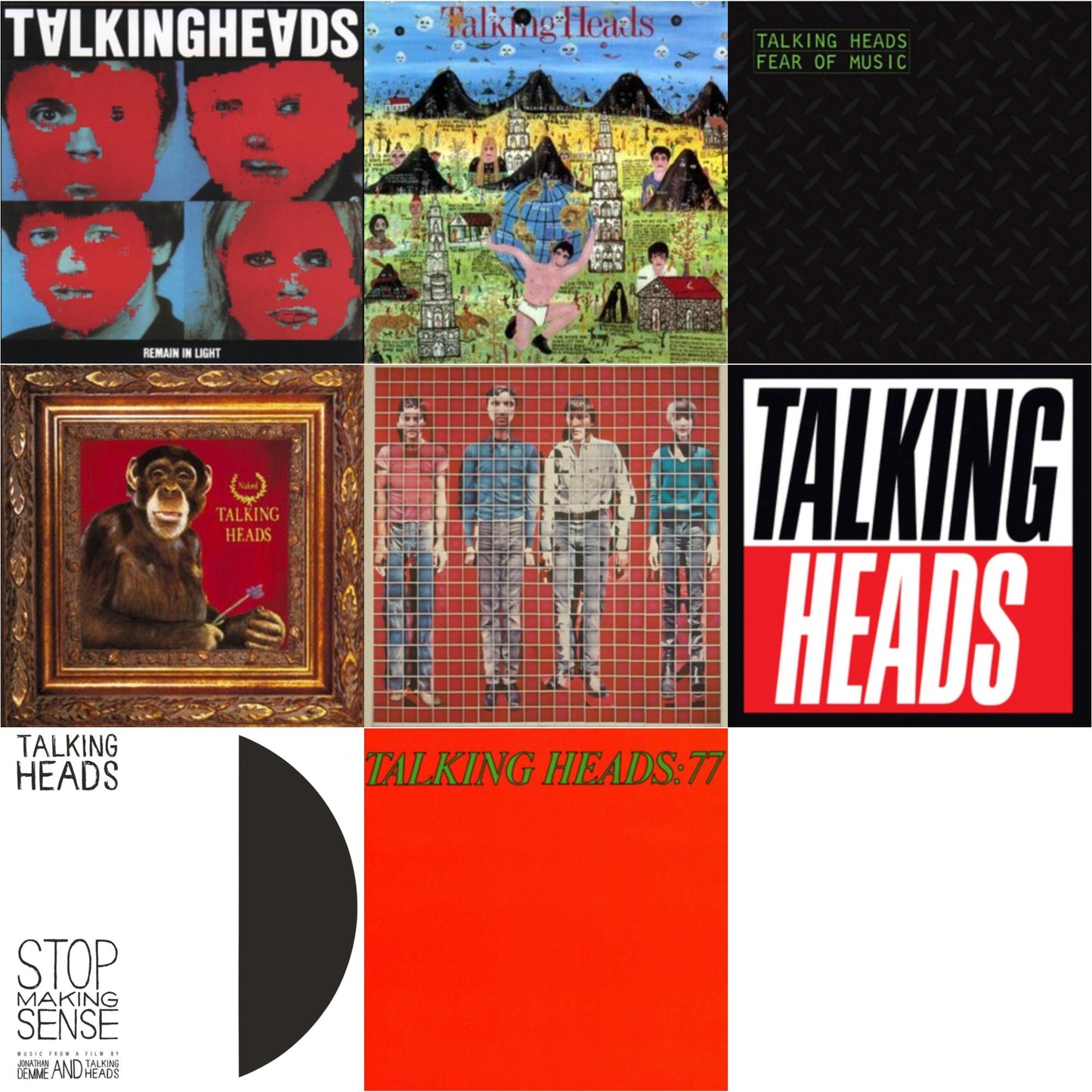 Talking Heads - Remain In Light & More Songs About Buildings & Food & Fear Of Music & Talking Heads: 77 & Stop Making Sense (Deluxe/2LP) & Little Creatures & Naked & True Stories