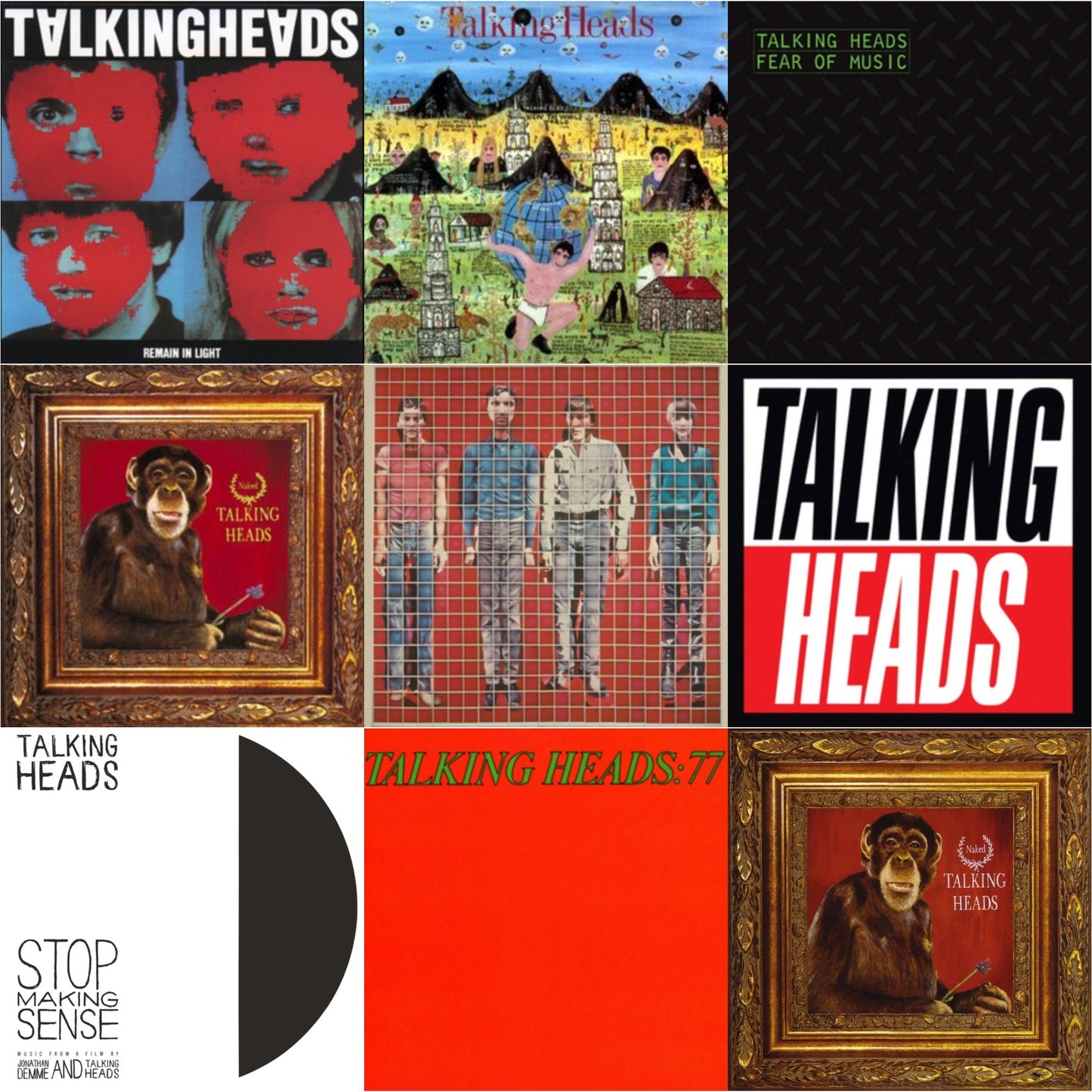 Talking Heads - Remain In Light & More Songs About Buildings & Food & Fear Of Music & Talking Heads: 77 & Stop Making Sense (Deluxe/2LP) & Little Creatures & Naked & Naked (Opaque Purple LP Vinyl) (Rocktober) & True Stories