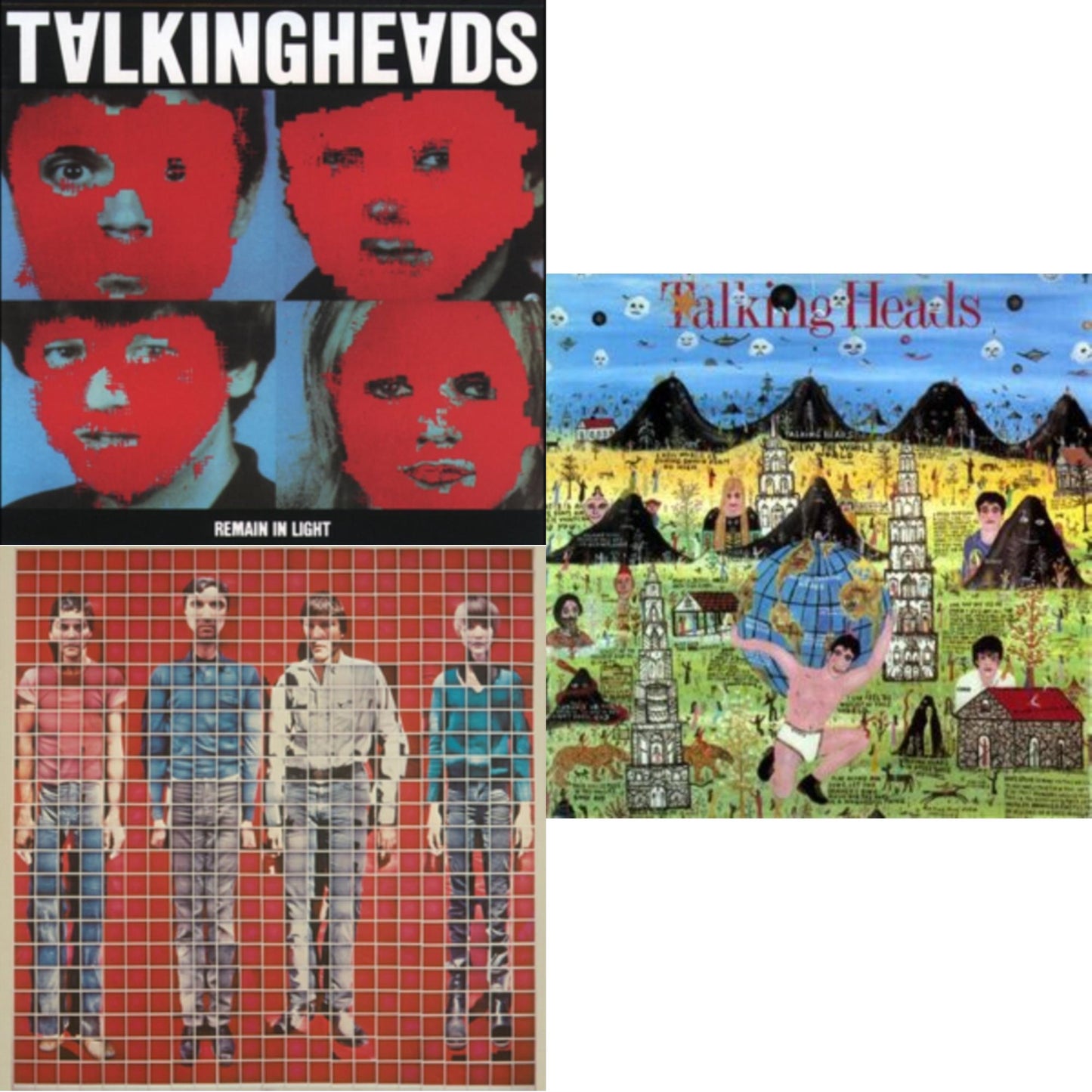 Talking Heads - Remain In Light & More Songs About Buildings & Food & Little Creatures - LP Vinyl Bundle