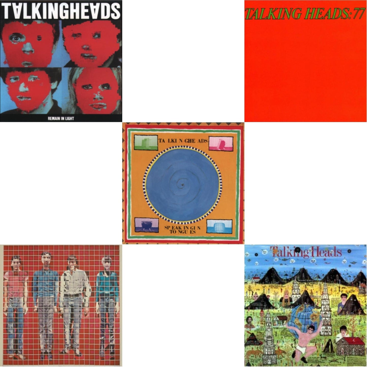 Talking Heads - Remain In Light & More Songs About Buildings & Food & Speaking In Tongues & Talking Heads: 77 & Little Creatures - LP Vinyl Bundle