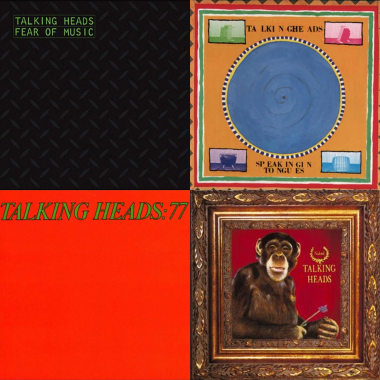Talking Heads - Fear Of Music & Speaking In Tongues & Talking Heads: 77 & Naked - LP Vinyl Bundle