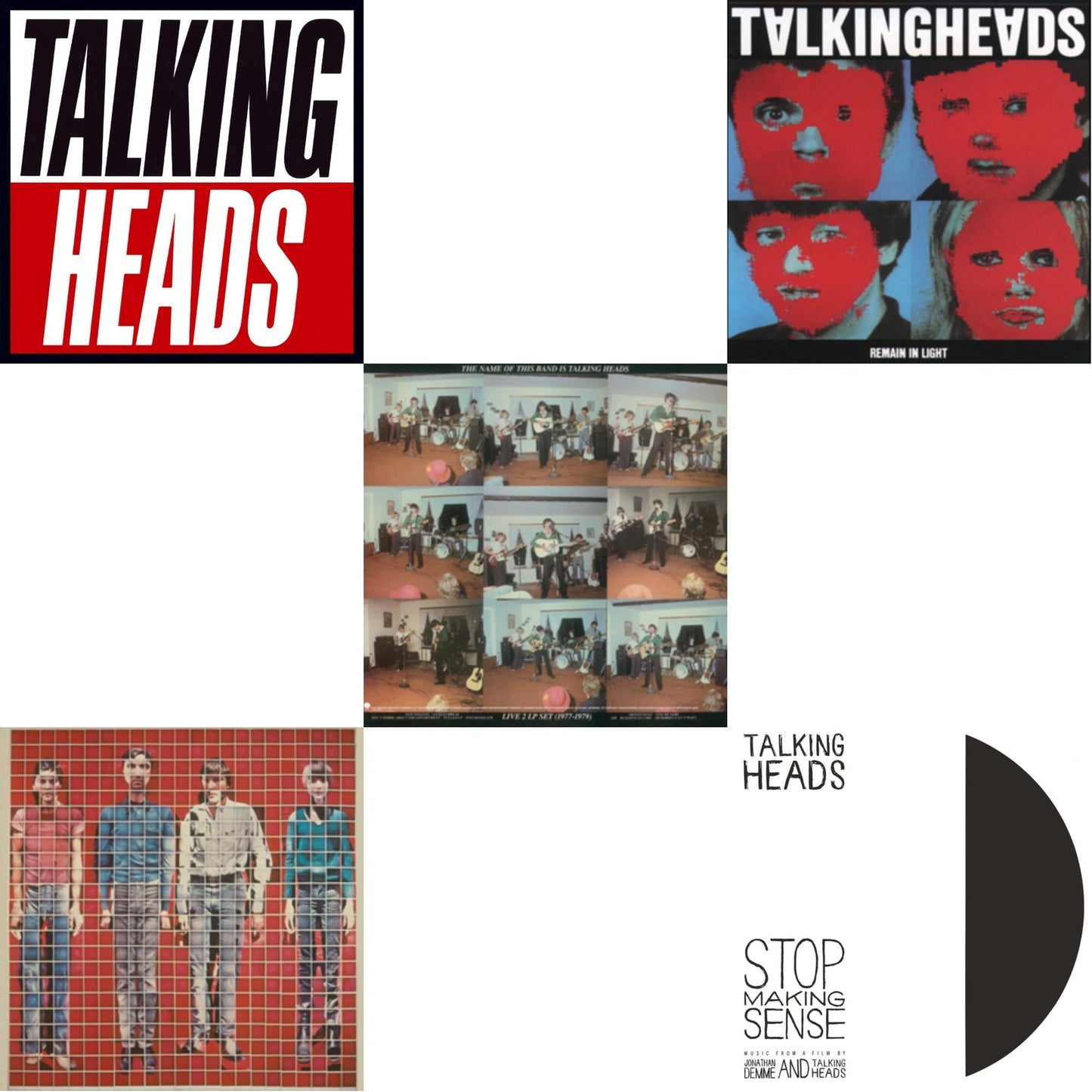 Talking Heads - Remain In Light & Name Of This Band Is Talking Heads & More Songs About Buildings & Food & Stop Making Sense (Deluxe/2LP) & True Stories (Translucent Red LP Vinyl) (Rocktober)