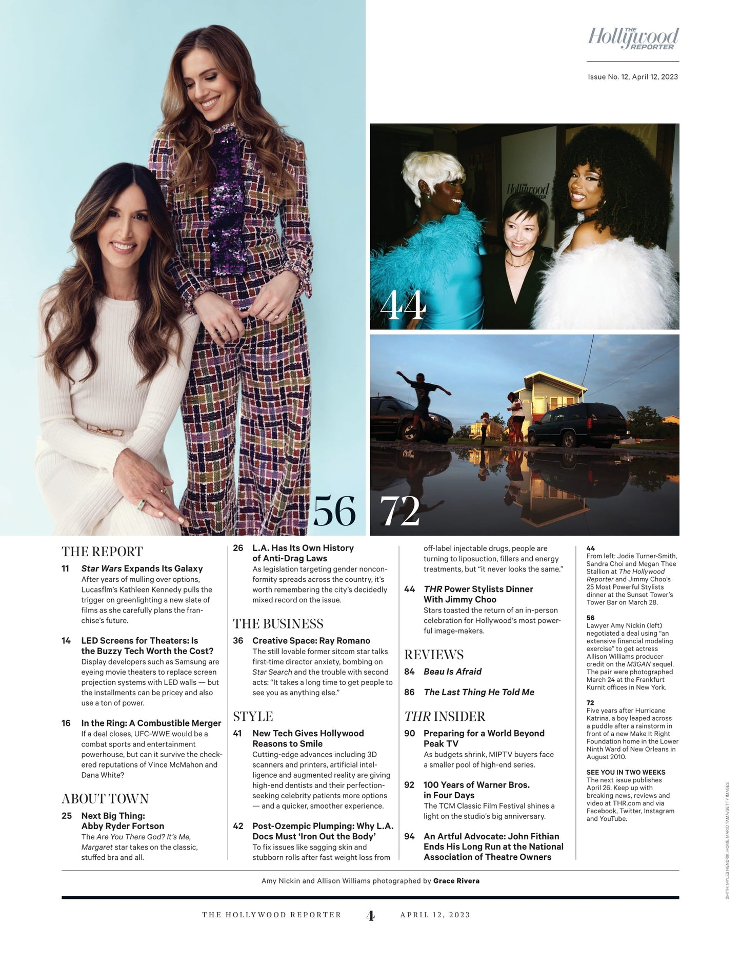 The Hollywood Reporter - 23.04.12 Edition: The Self-Proclaimed Genius Of Dave Burd, Is Lil Dicky The Greatest Rapper Alive, Brad Pitt V. Global Green, Star Wars Expands, Top 100 Power Lawyers & More!