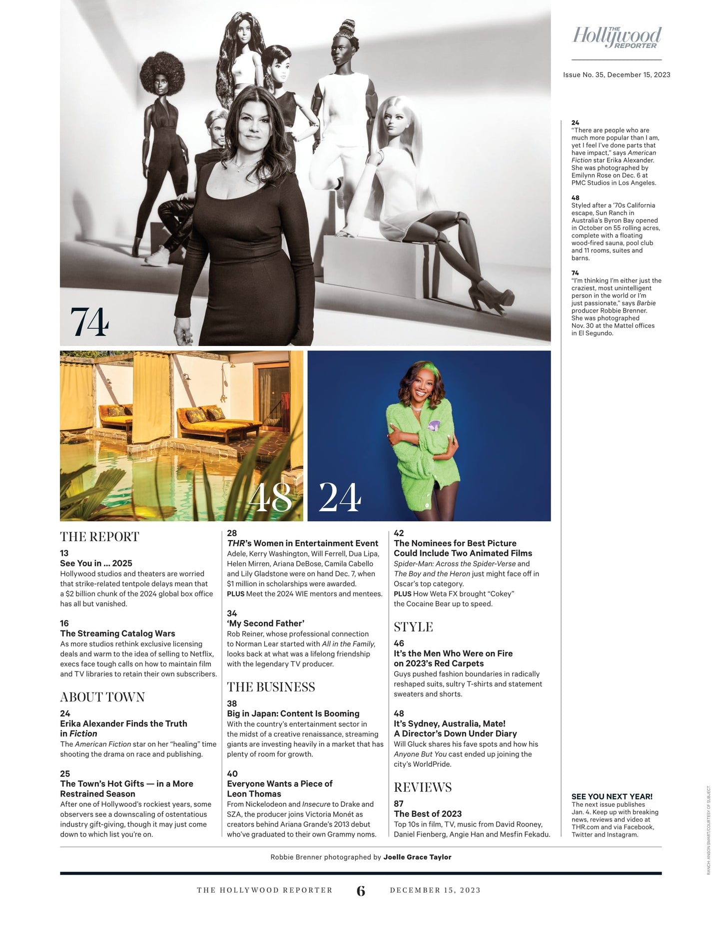 The Hollywood Reporter - 23.12.15 Edition: Divine Sisterhood Of The Color Purple, Fantasia Barrino, Oprah Winfrey, Taraji P. Henson & Danielle Brooks Unpack What Kept Them From Landing Beyoncé & More!