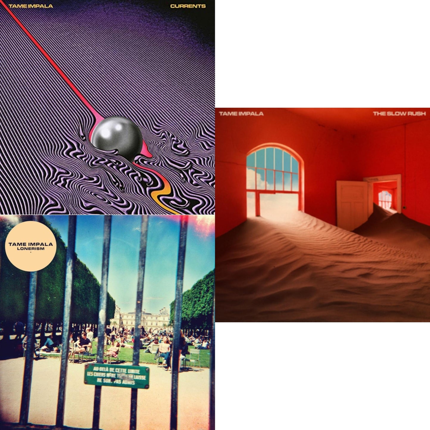 Tame Impala - Currents & Lonerism (10Th Anniversary/Super Deluxe/3LP Boxset) & Slow Rush (2LP)