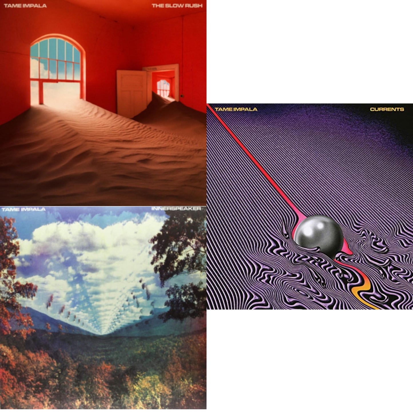 Tame Impala - Currents & Slow Rush (2LP) & Innerspeaker