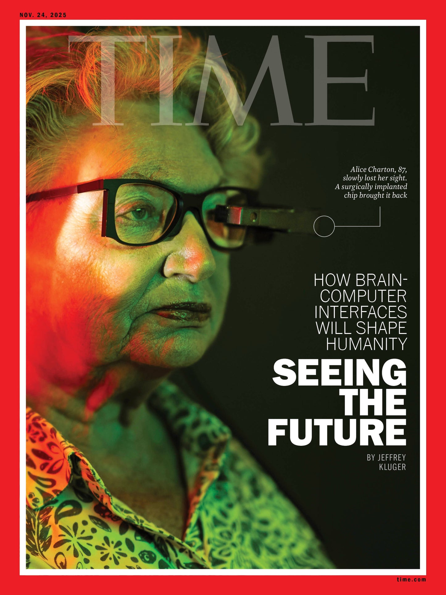 Preorder: TIME Magazine - 11.24.25 Edition: Seeing the Future - How Brain-Computer Interfaces will Shape Humanity