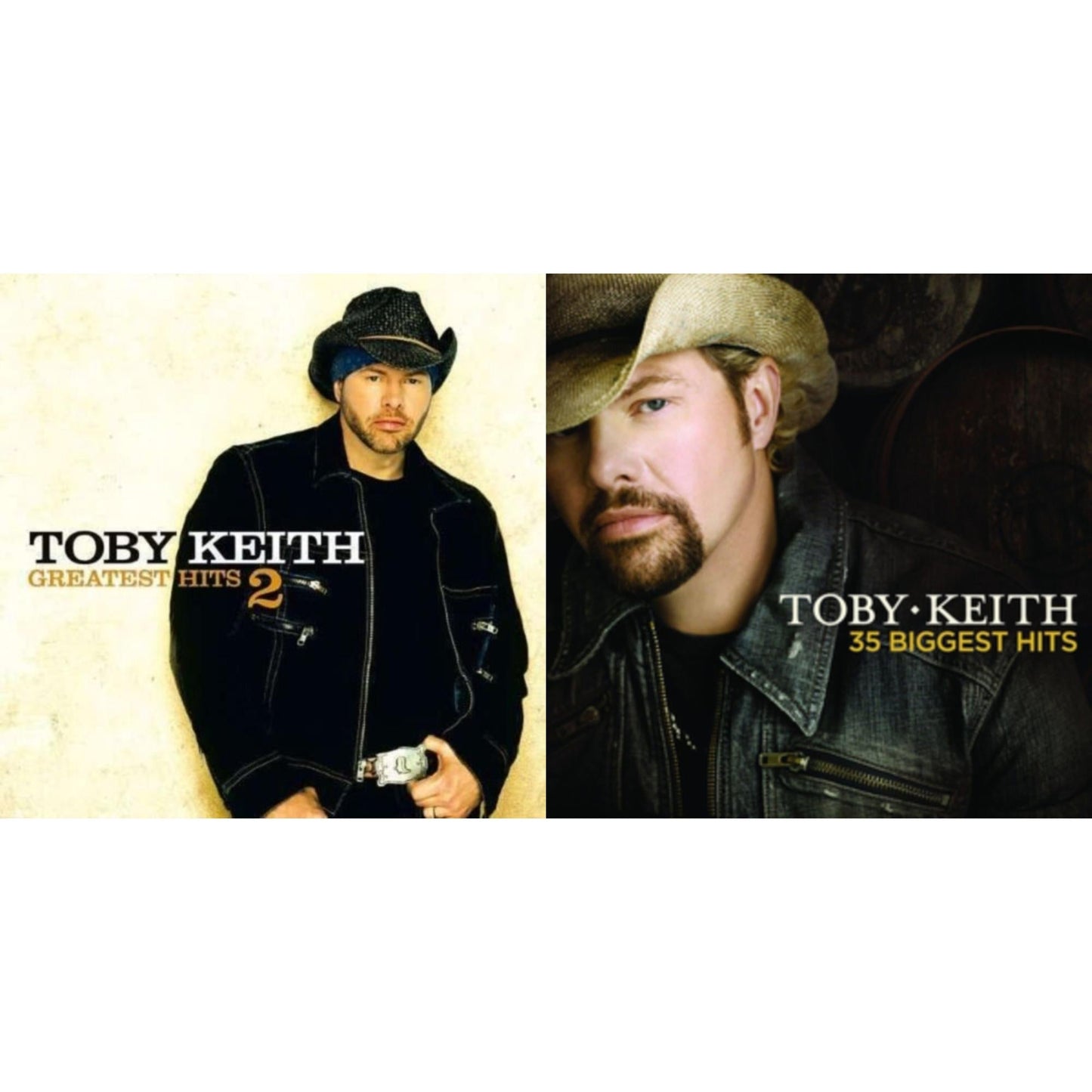 Toby Keith - Greatest Hits Vol.2 & Toby Keith 35 Biggest Hits - CD Bundle
