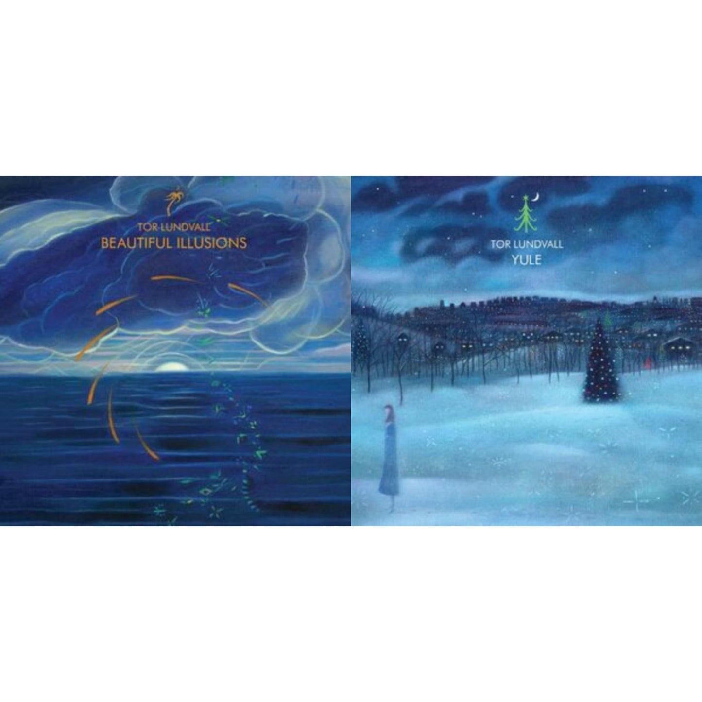 Tor Lundvall - Yule (Clear Green LP Vinyl) & Beautiful Illusions
