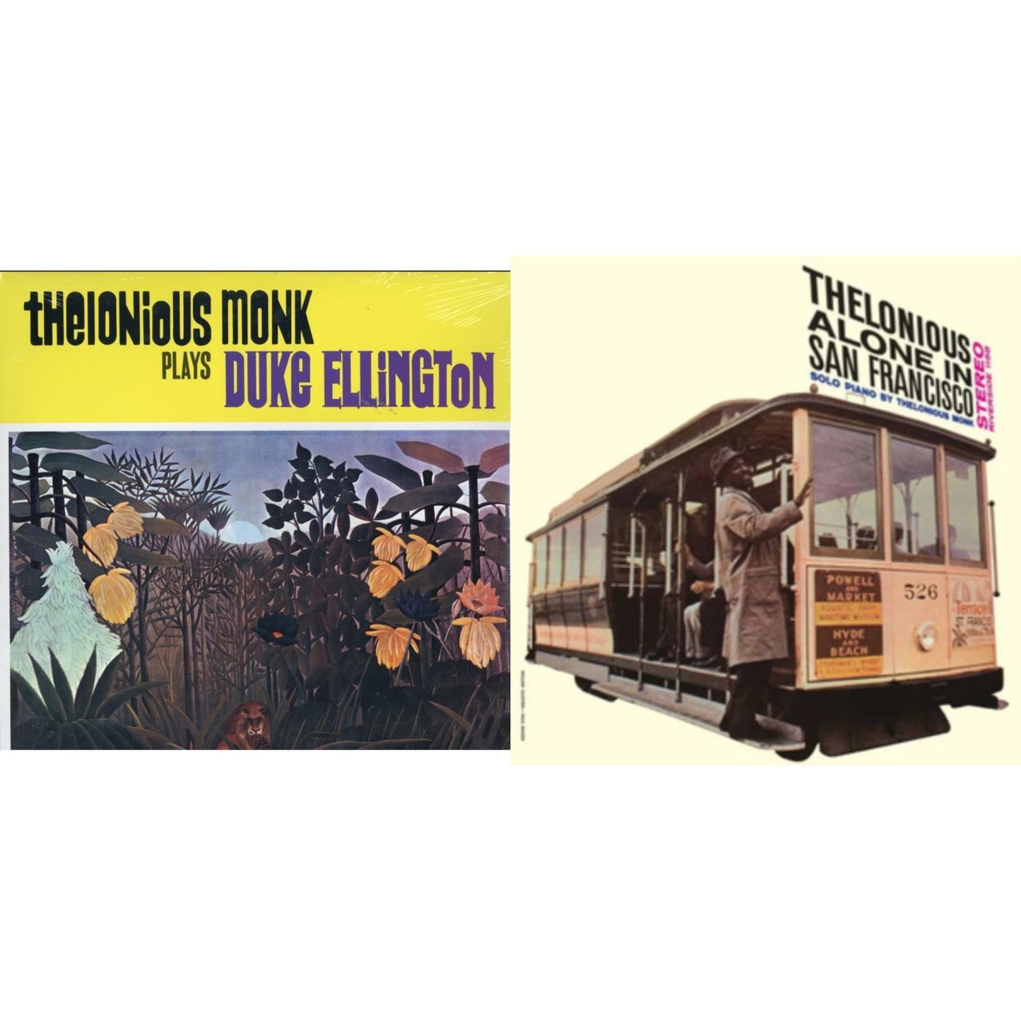 Thelonious Monk - Plays Duke Ellington & Thelonious Alone In San Francisco - LP Vinyl Bundle