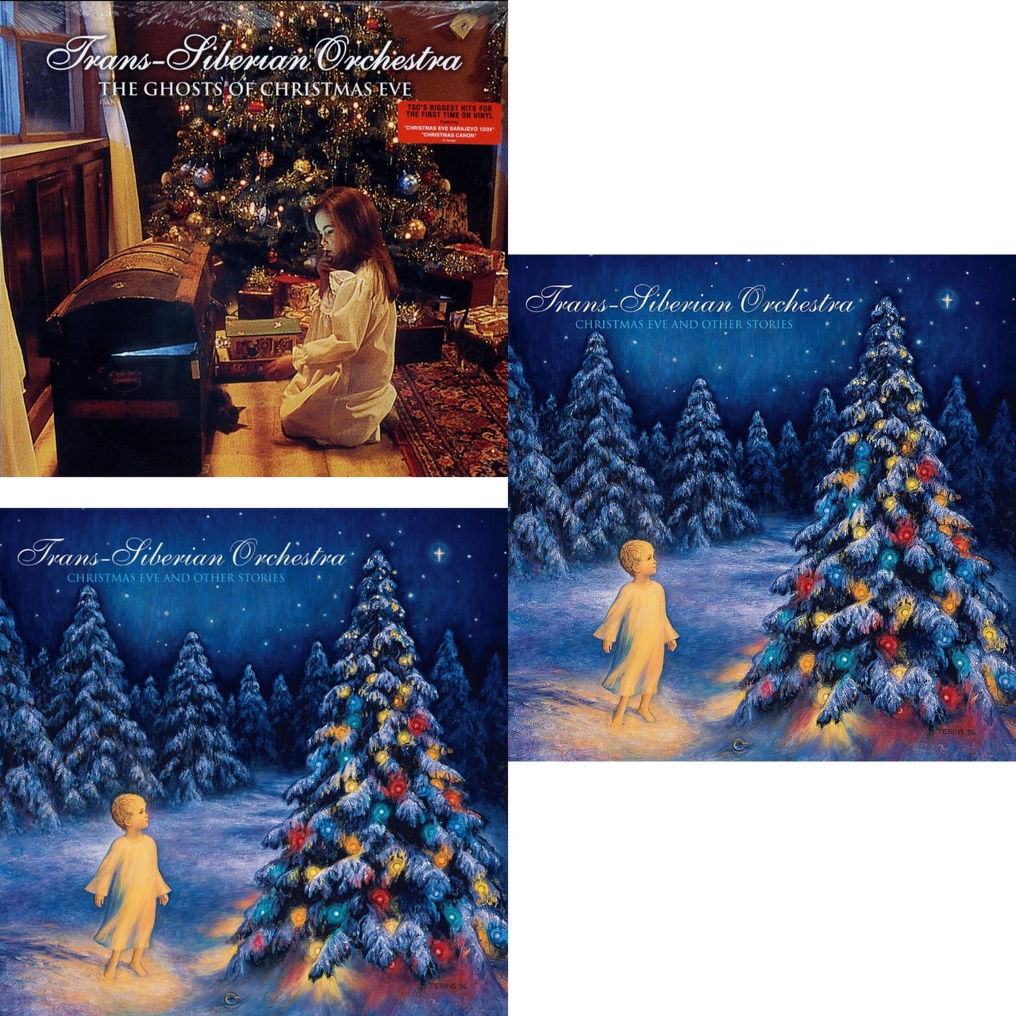 Trans-Siberian Orchestra - Ghosts Of Christmas Eve & Christmas Eve & Other Stories (Clear Vinyl/2LP) (Atl75) & Christmas Eve & Other Stories