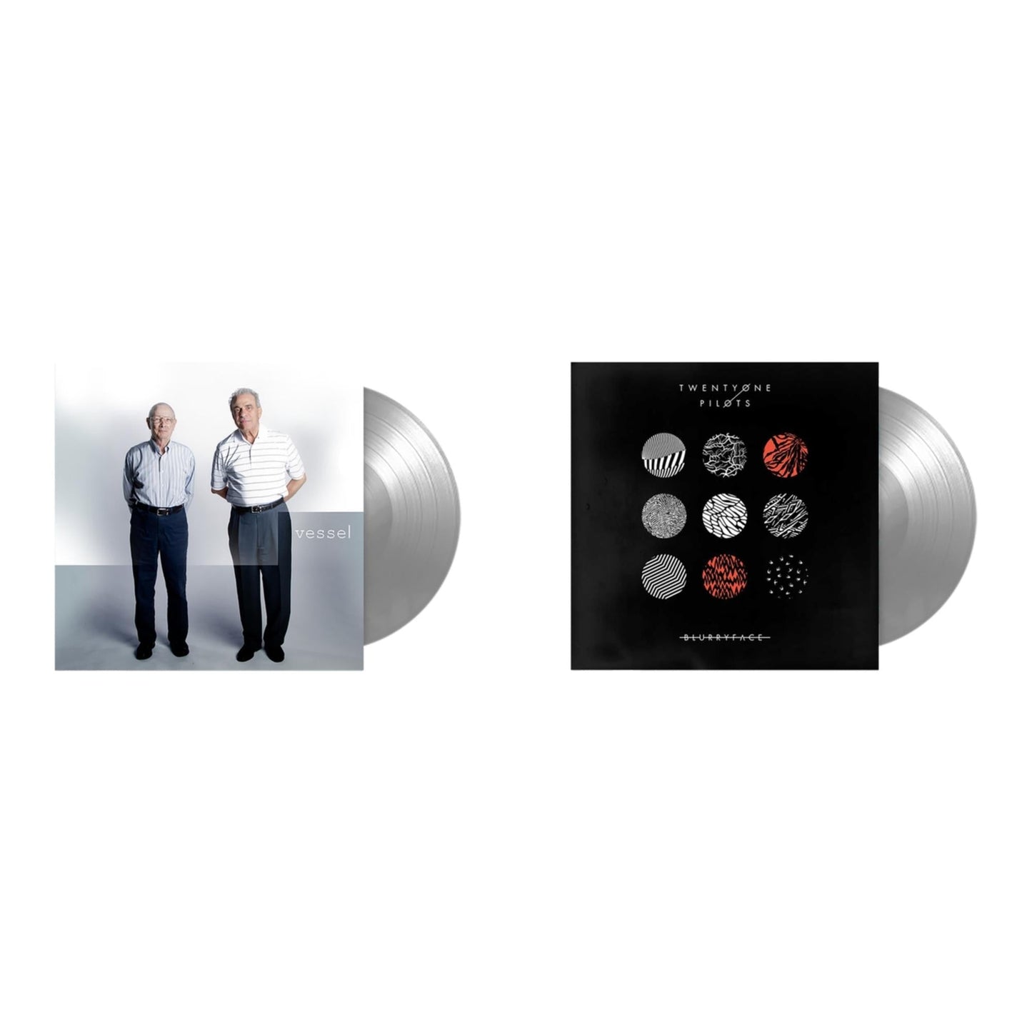 Twenty One Pilots - Vessel (Fbr 25Th Anniversary/Silver LP Vinyl) & Blurryface (Silver LP Vinyl Fbr Anniversary)