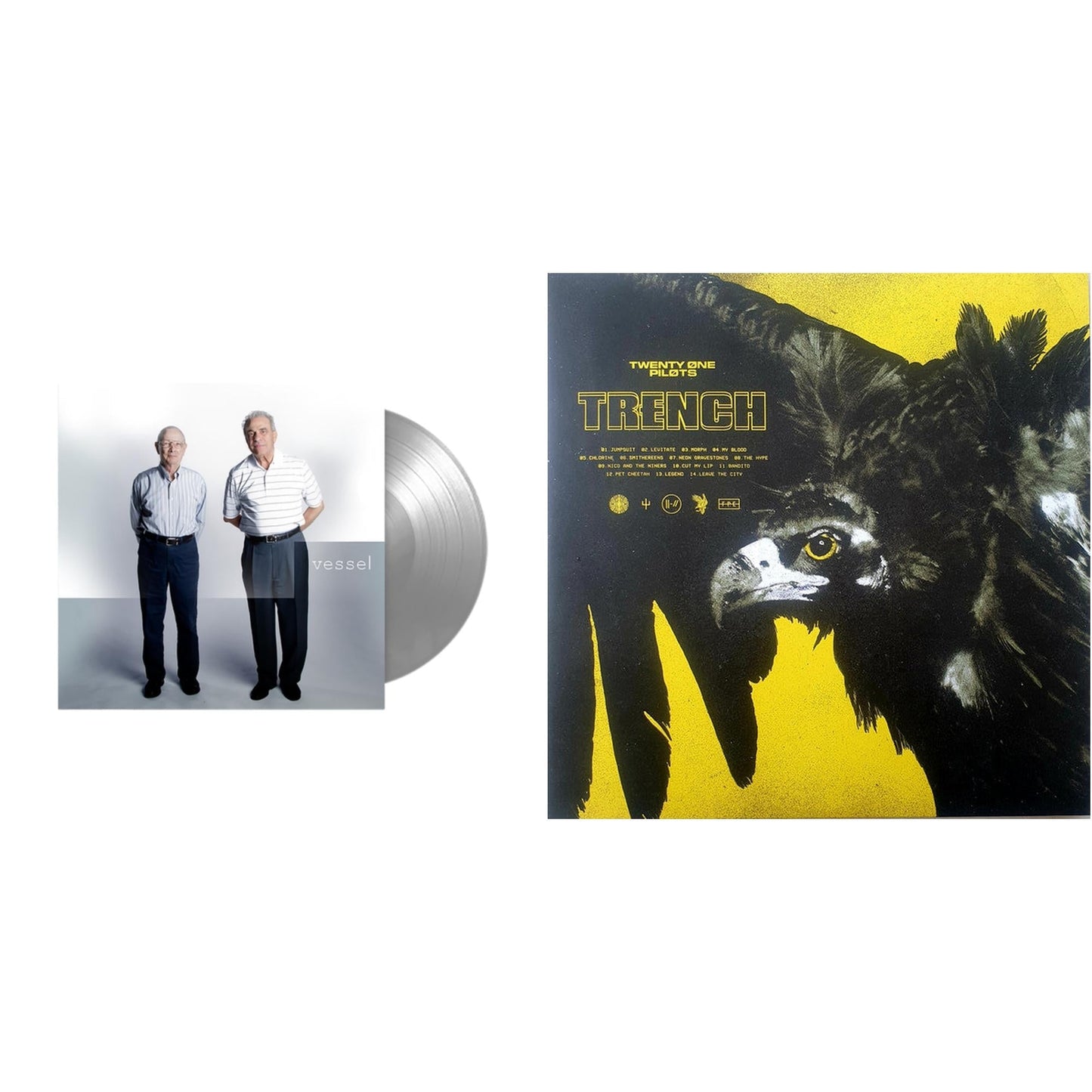 Twenty One Pilots - Vessel (Fbr 25Th Anniversary/Silver LP Vinyl) & Trench (2LP/Dl Code)
