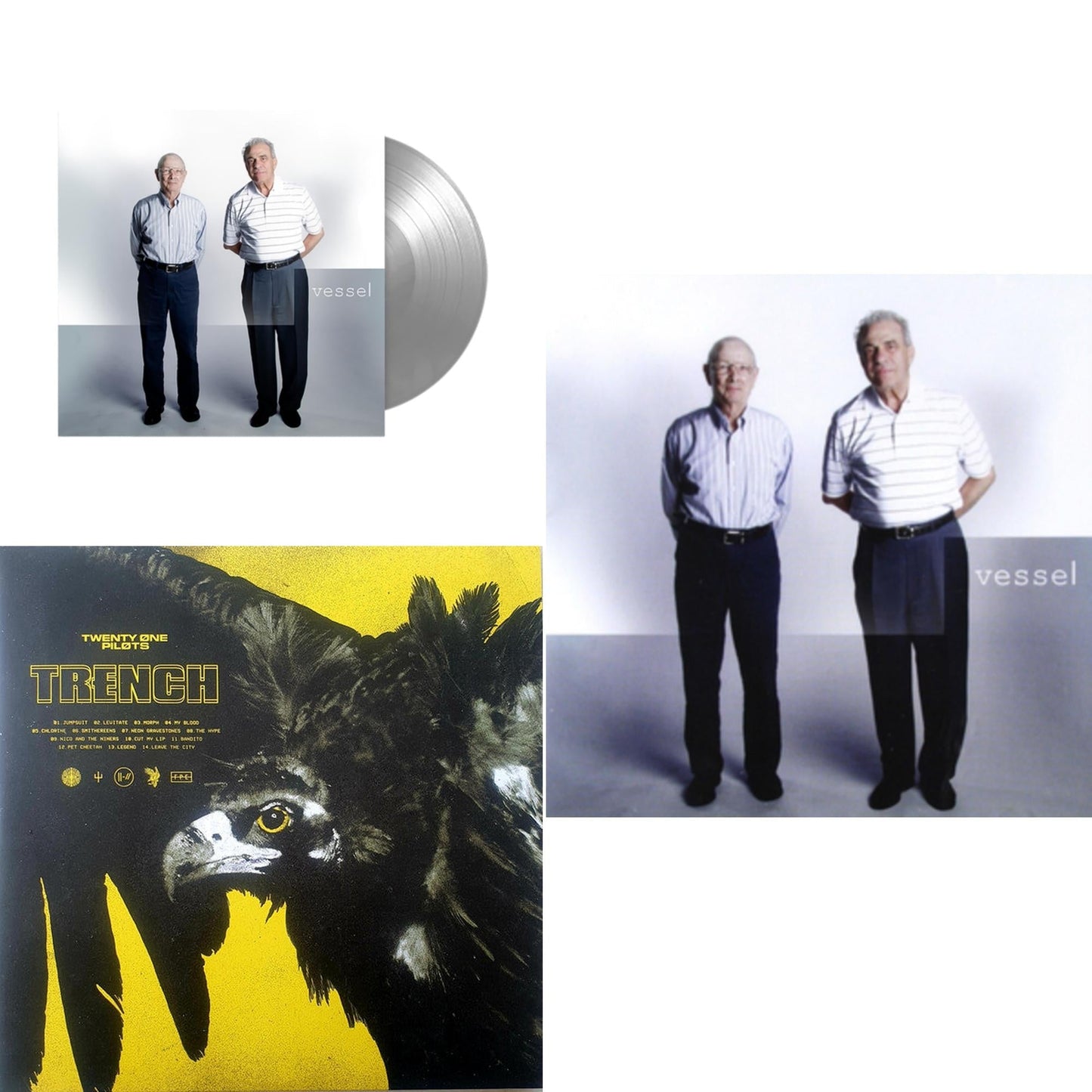 Twenty One Pilots - Vessel (Fbr 25Th Anniversary/Silver LP Vinyl) & Trench (2LP/Dl Code) & Vessel