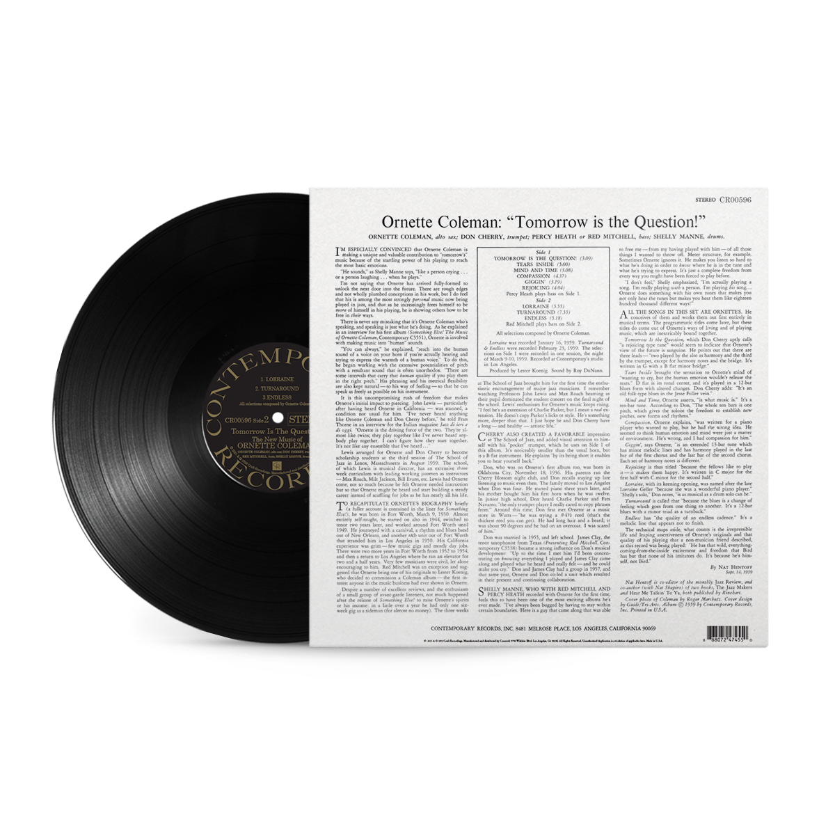 Tomorrow Is The Question! - Contemporary Records Acoustic Sounds Series (180g LP) Vinyl Record