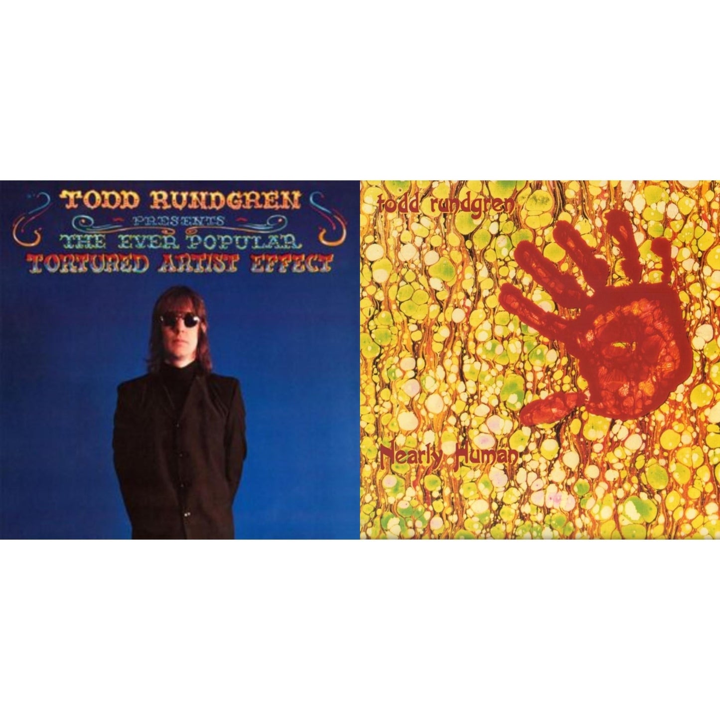 Todd Rundgren - Nearly Human (180G/Translucent Yellow LP Vinyl/Limited Tour Edition) & Ever Popular Tortured Artist Effect (180G/Limited Edition/Gatefold Cover)