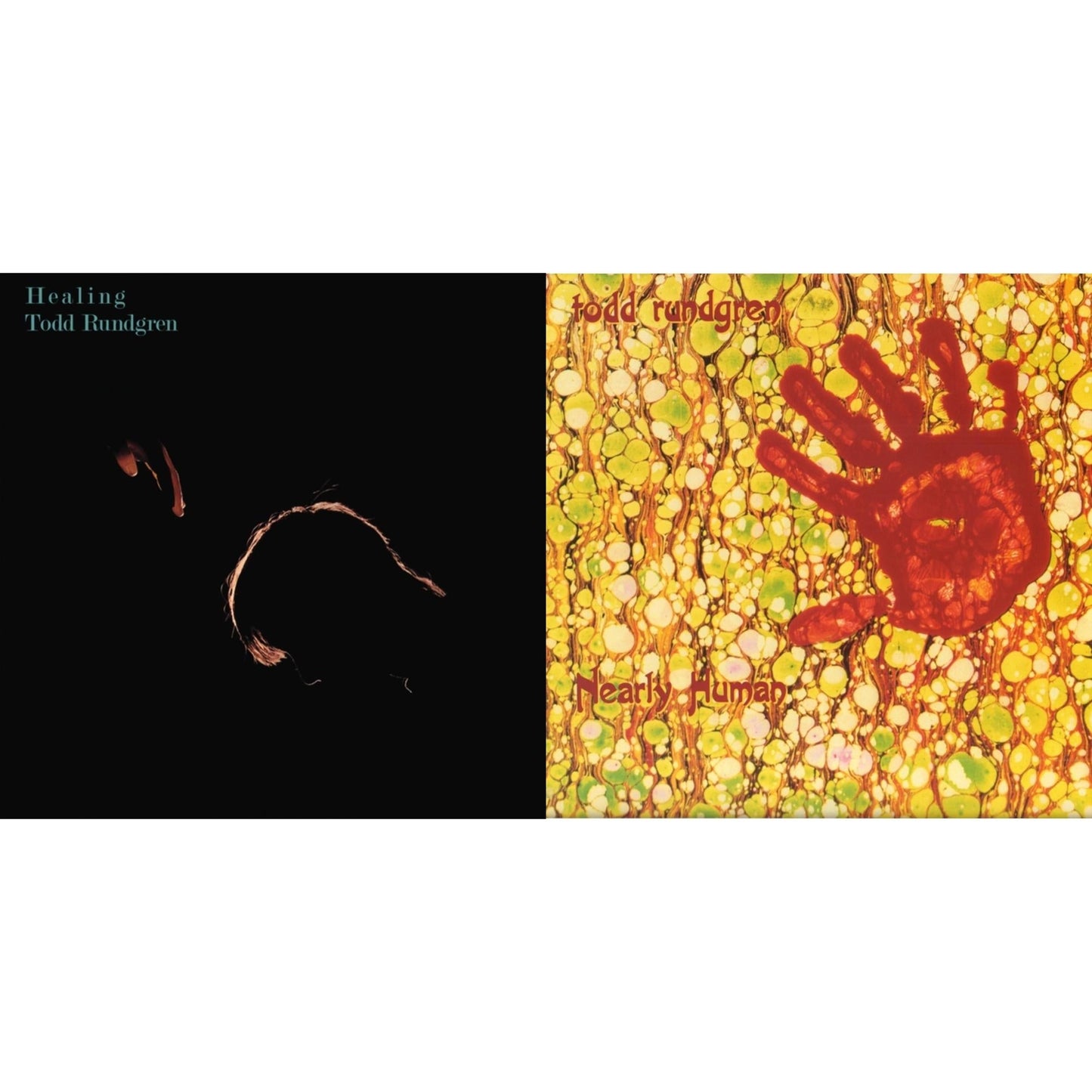 Todd Rundgren - Healing (Clear LP Vinyl/Translucent Blue 7Inch) & Nearly Human (180G/Translucent Yellow LP Vinyl/Limited Tour Edition)