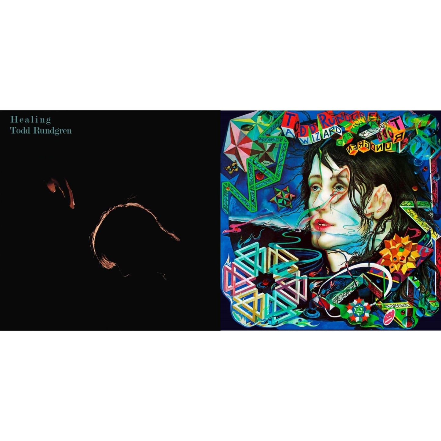 Todd Rundgren - Healing (Clear LP Vinyl/Translucent Blue 7Inch) & Wizard A True Star (Transparent Magenta Vinyl/Limited/2LP/Tour Edition/Gatefold Cover/180G)