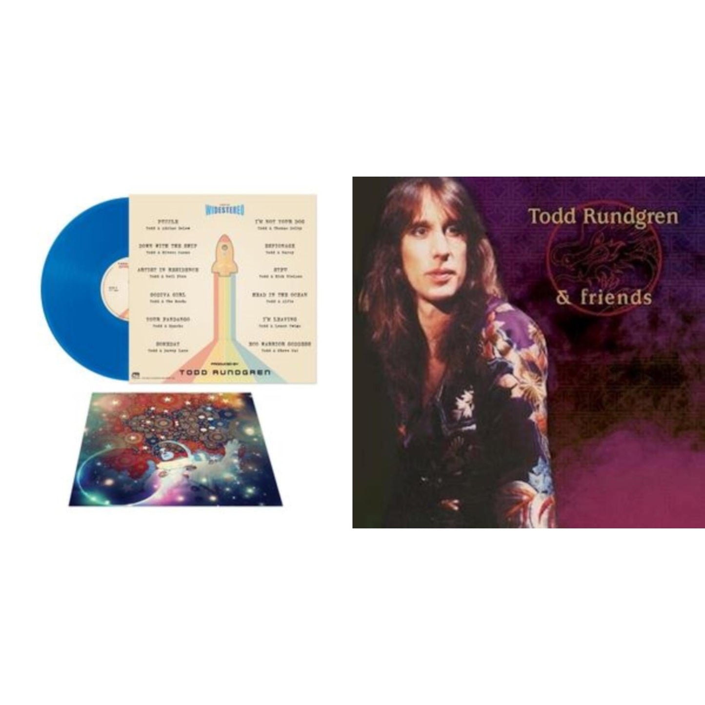 Todd Rundgren - Todd Rundgren & Friends (Purple LP Vinyl) & Space Force (Blue LP Vinyl)