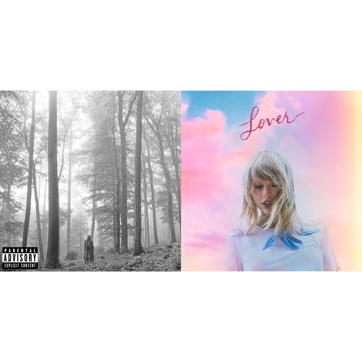 Taylor Swift - Folklore (X) & Lover (Deluxe) (Version 2) - CD Bundle