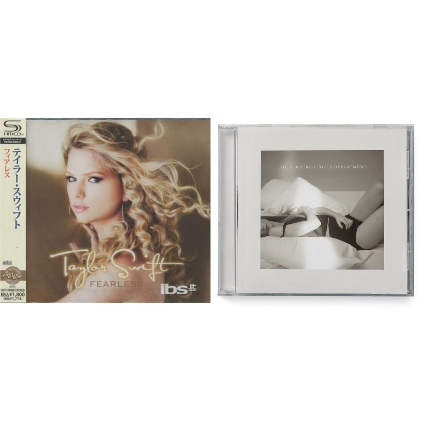 Taylor Swift - Fearless & Tortured Poets Department (X) (Manuscript- Bonus Track) - CD Bundle