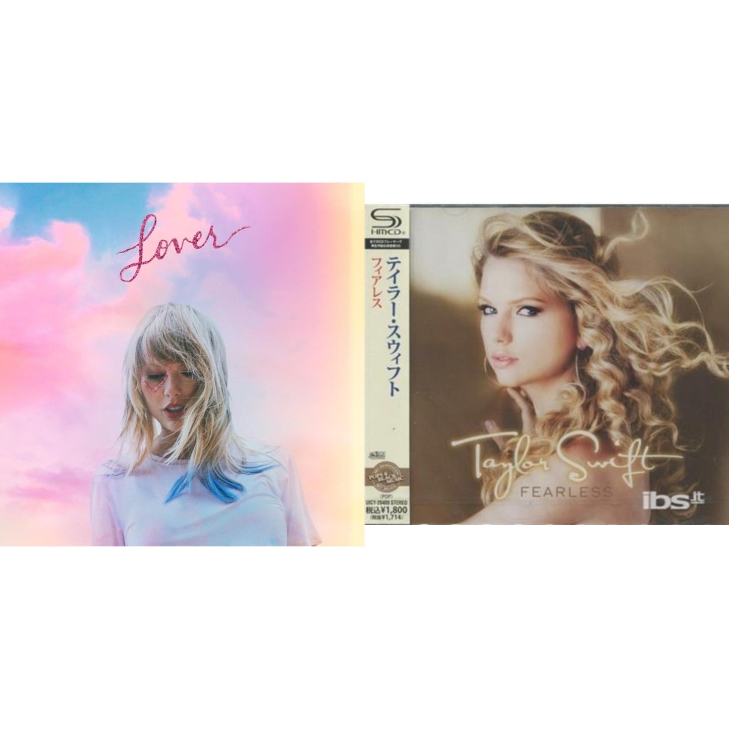 Taylor Swift - Lover (Deluxe) (Version 1) & Fearless - CD Bundle