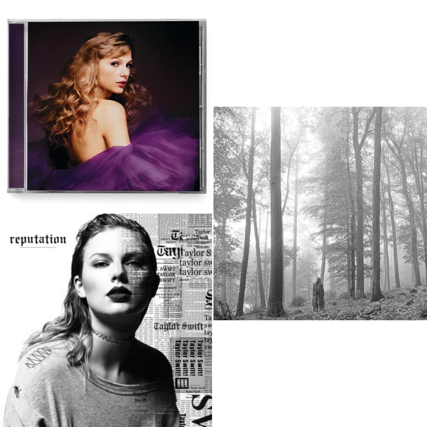 Taylor Swift - Folklore (Edited) & Speak Now (Taylor's Version) (2CD) & Reputation